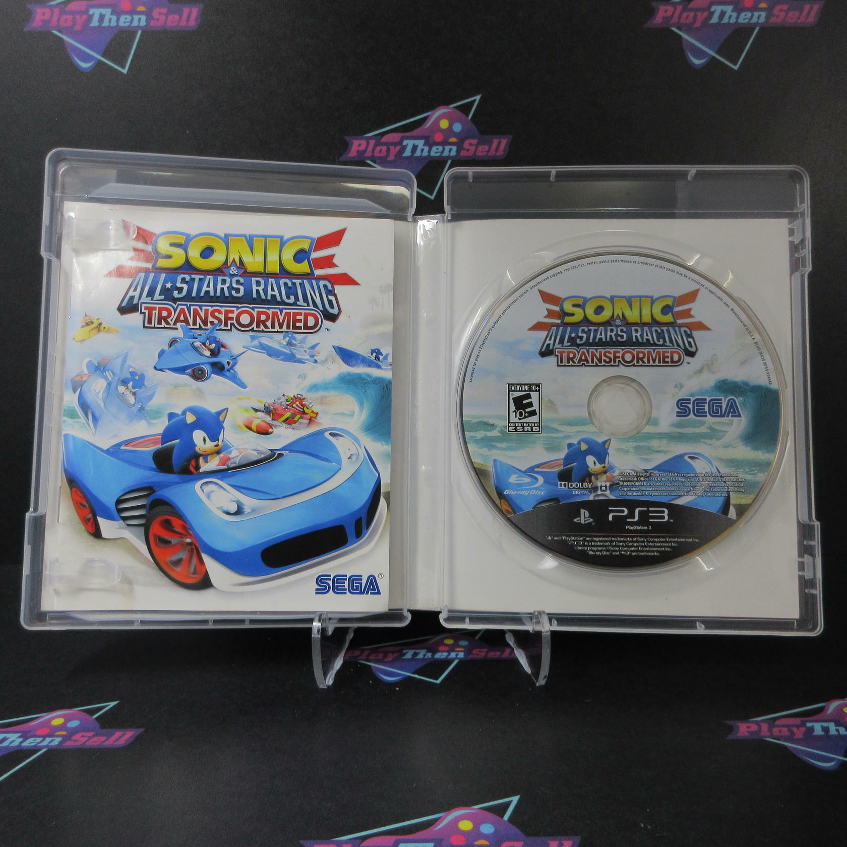 Sonic & All-Stars Racing Transformed PS3 PlayStation 3 MD Complete CIB - Very Good