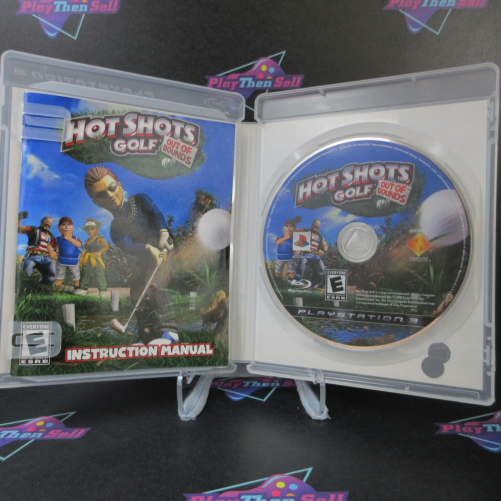Hot Shots Golf Out of Bounds + Reg Card PS3 PlayStation 3 AD Complete CIB - Very Good