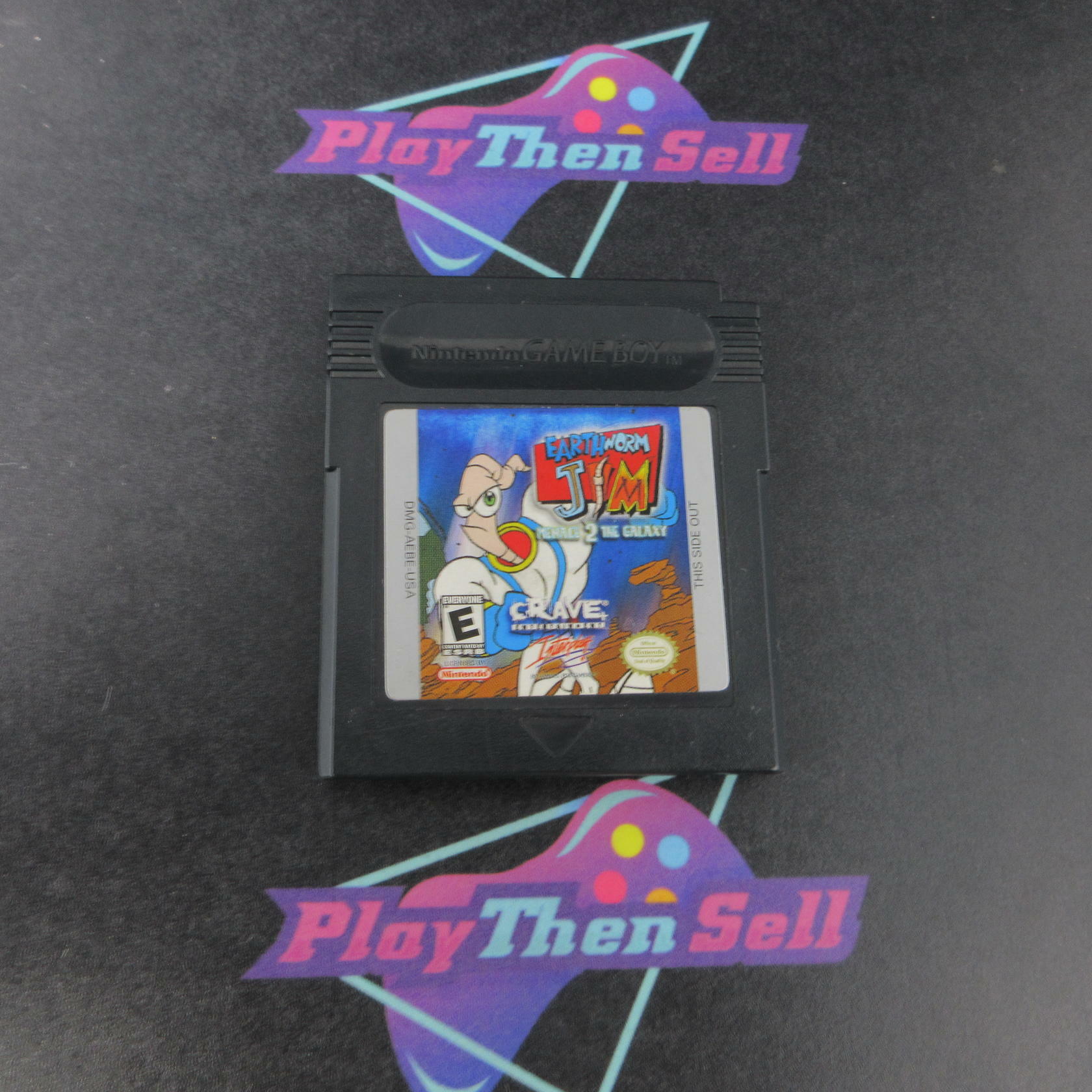 Earthworm Jim: Menace 2 the Galaxy Nintendo Gameboy Color Cart Only - Very Good