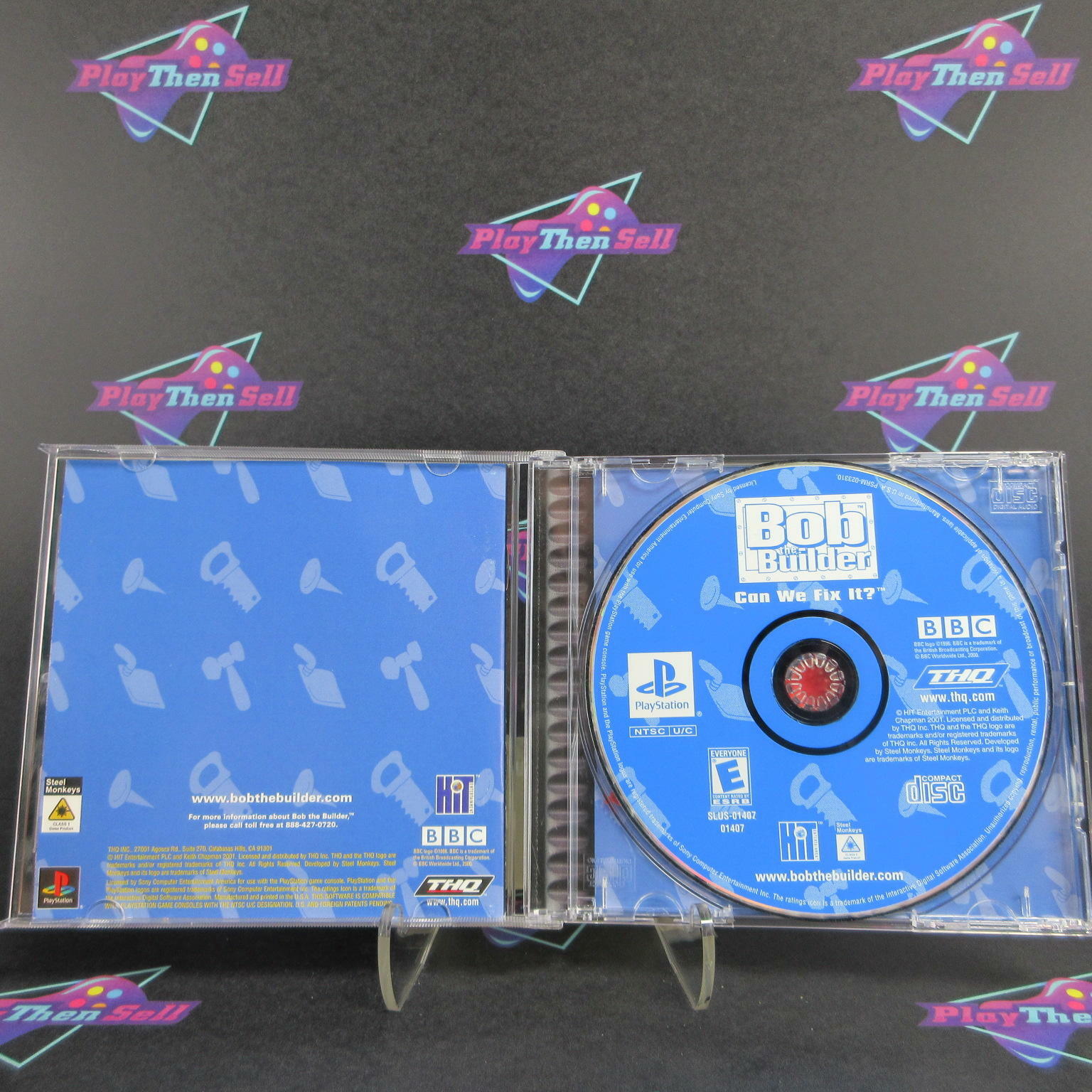 Bob the Builder Can We Fix it? PS1 PlayStation 1 - Like New