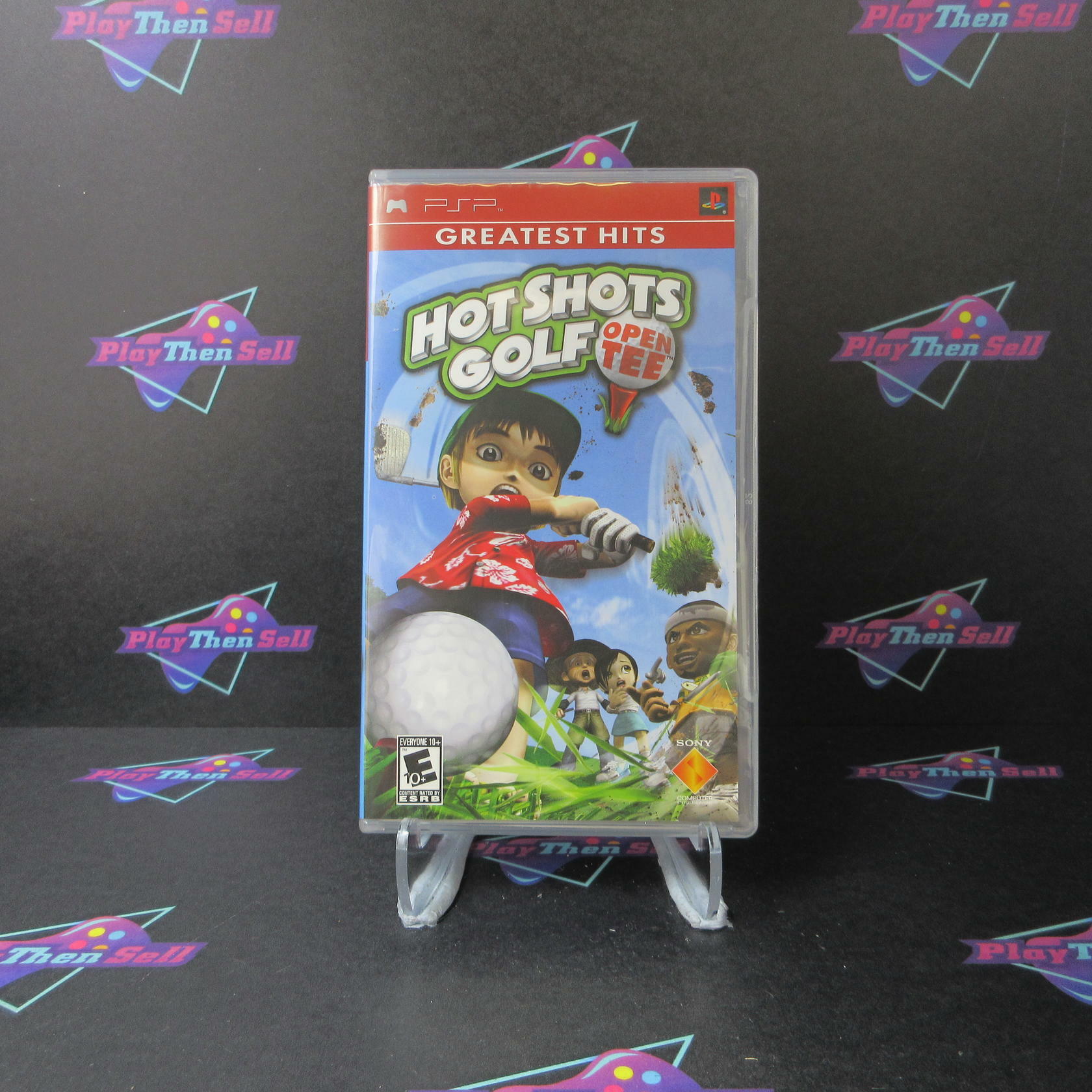 Hot Shots Golf Open Tee Clear UMD Sony PSP Greatest Hits + Reg Card - Like New