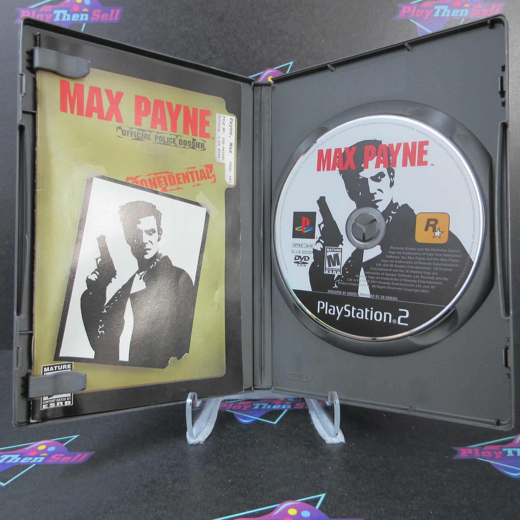 Max Payne PS2 PlayStation 2 GH - BL Disc - Like New