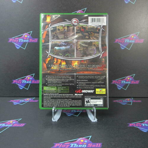 Mortal Kombat Deadly Alliance PH Promotional Copy NFR Xbox + Reg Card - Like New