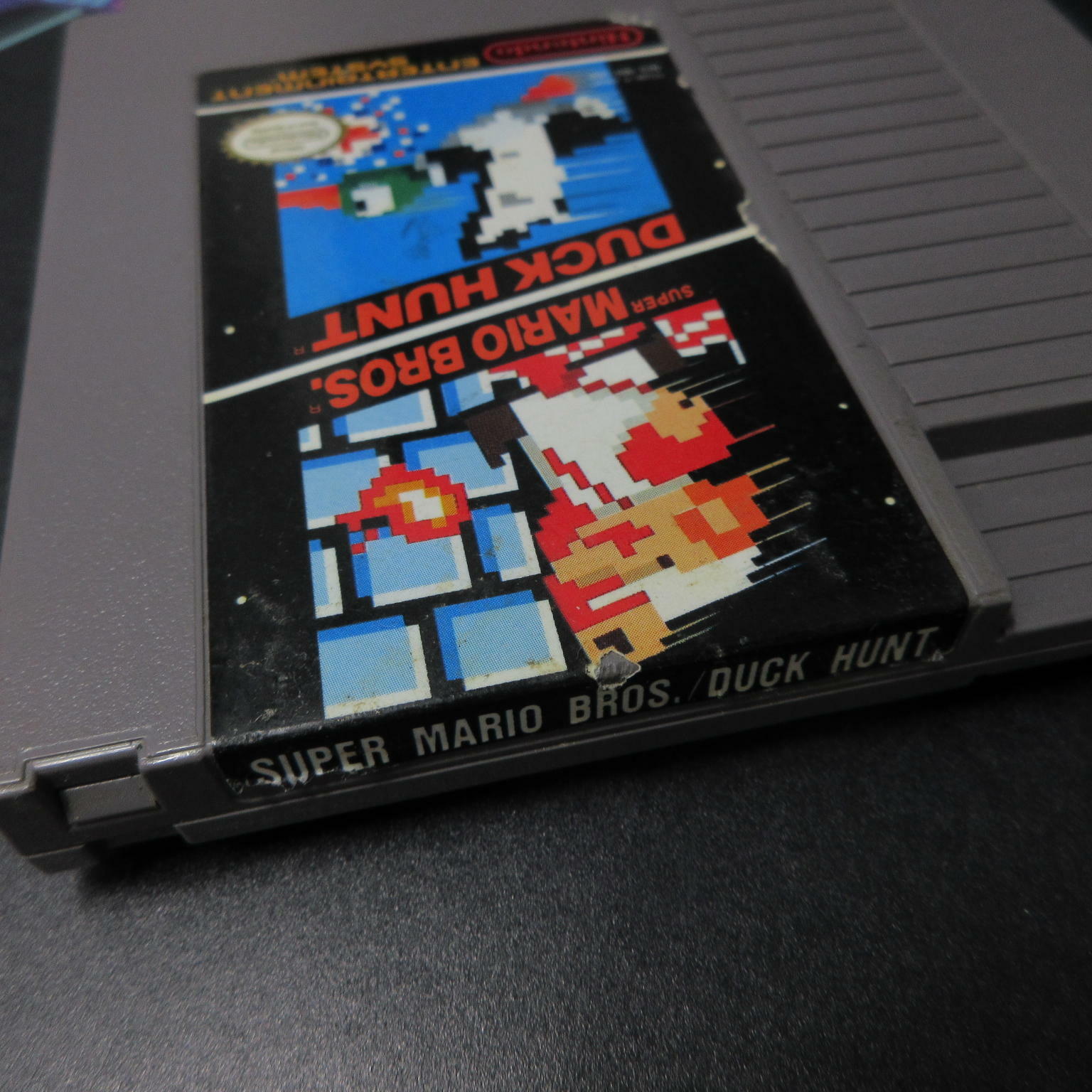 Super Mario Bros. / Duck Hunt NES Nintendo Cart Only AD Tested - Very Good