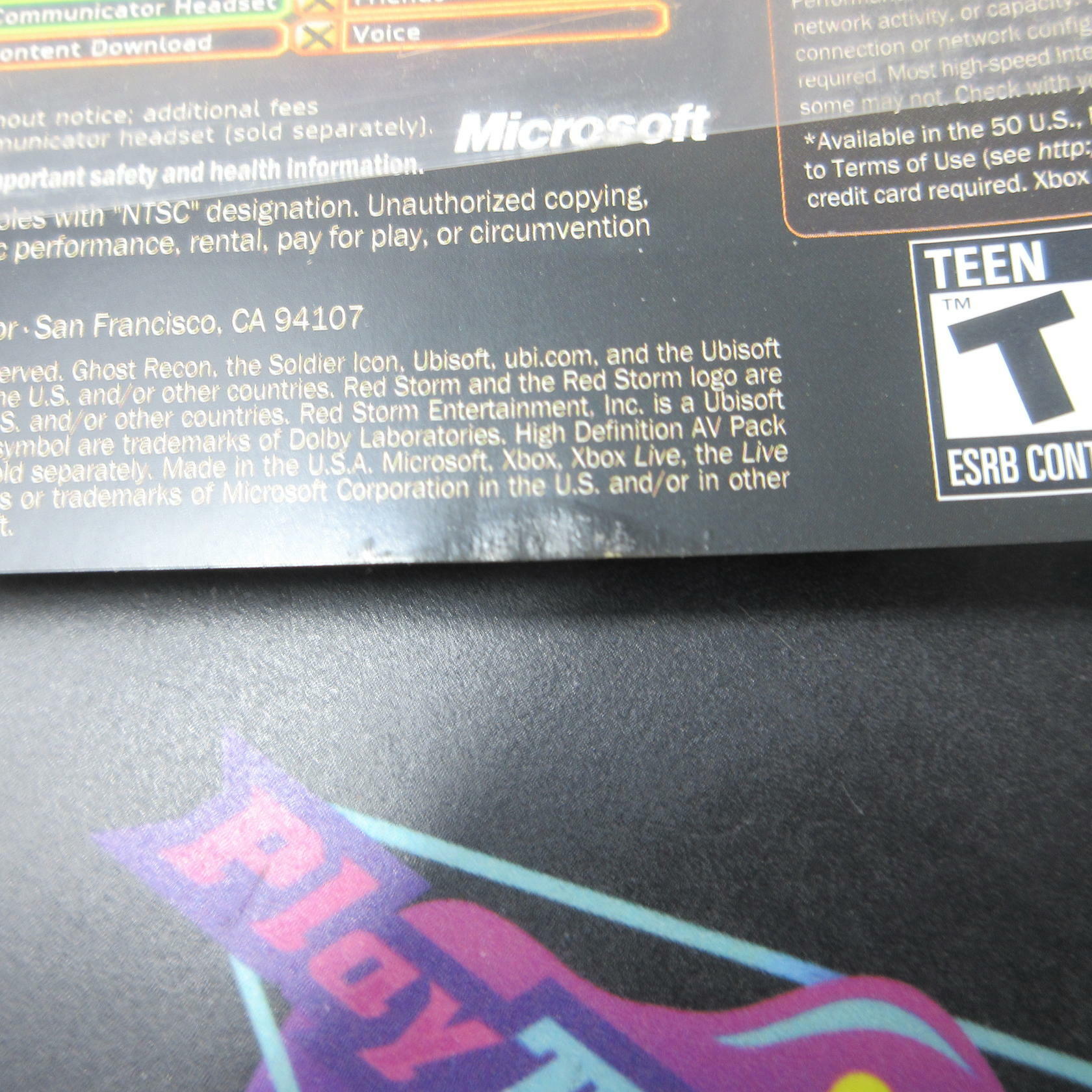 Tom Clancy's Ghost Recon 2 2011 Final Assault + Reg Card Xbox AD Complete CIB - Very Good