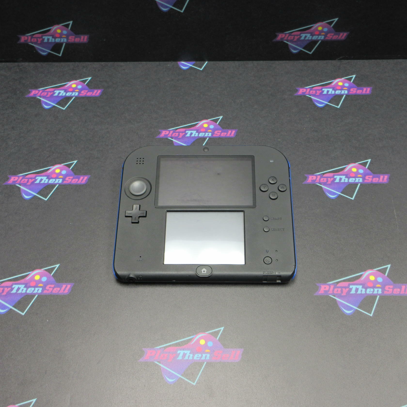 Nintendo 2DS Console - Electric Blue - Boxed - See Pics - Good