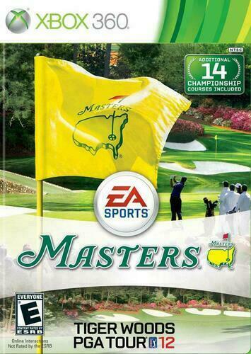 Tiger Woods PGA Tour 12 The Masters Xbox 360 AD/NM - Very Good