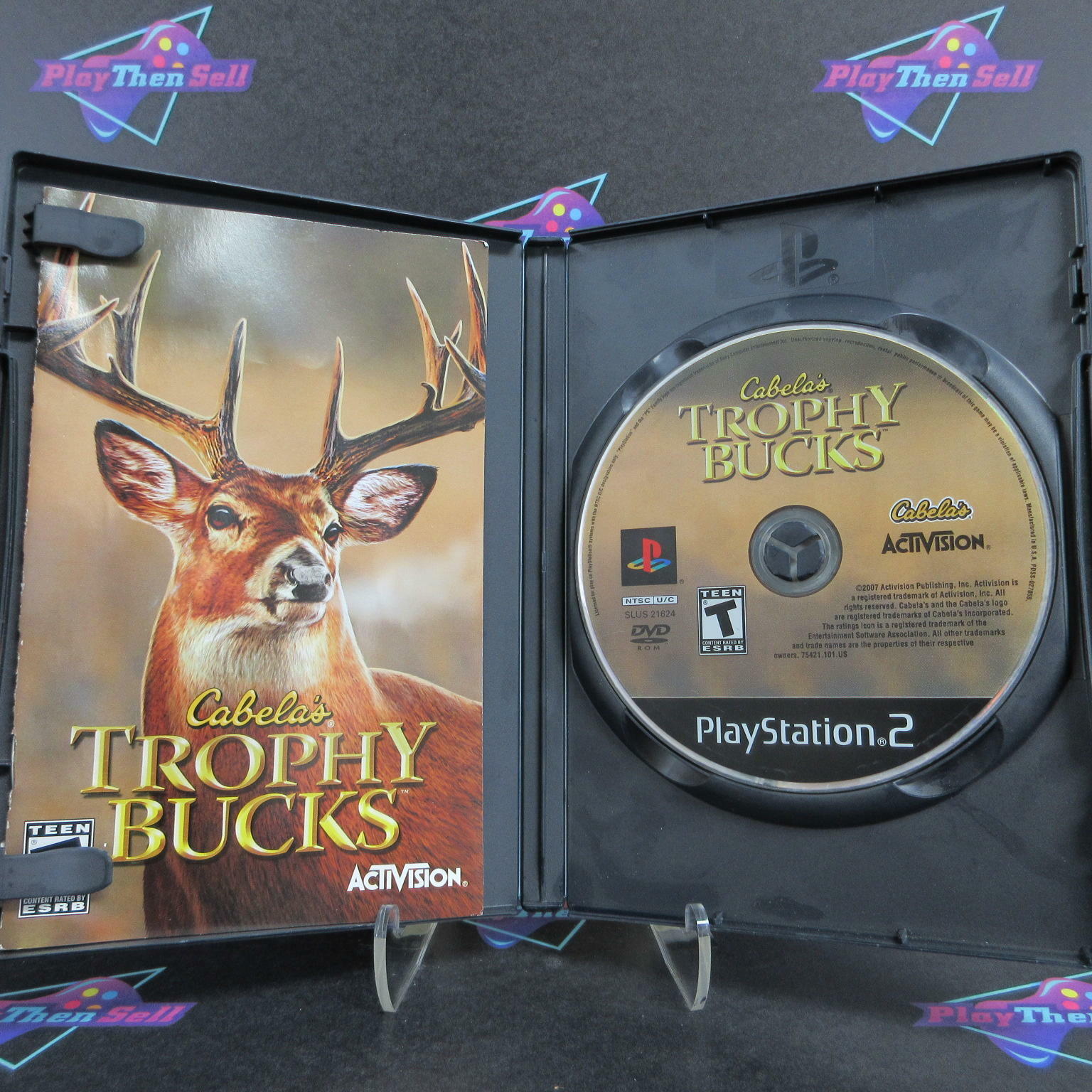 Cabela's Trophy Bucks PS2 PlayStation 2 AD/MD - Very Good