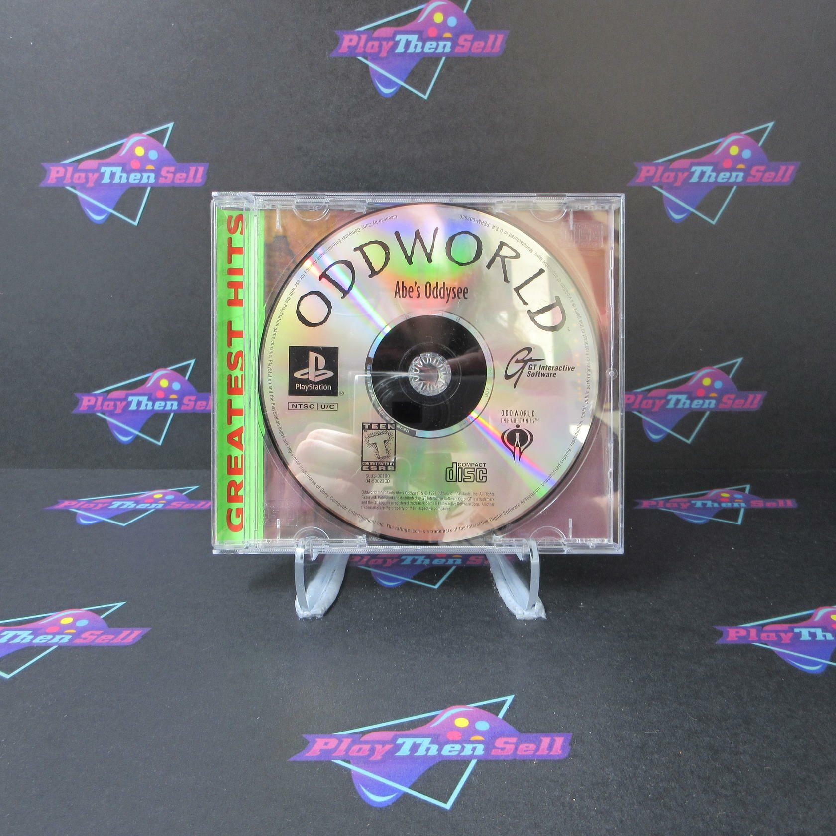 Oddworld Abe's Oddysee PS1 PlayStation 1 GH - Very Good