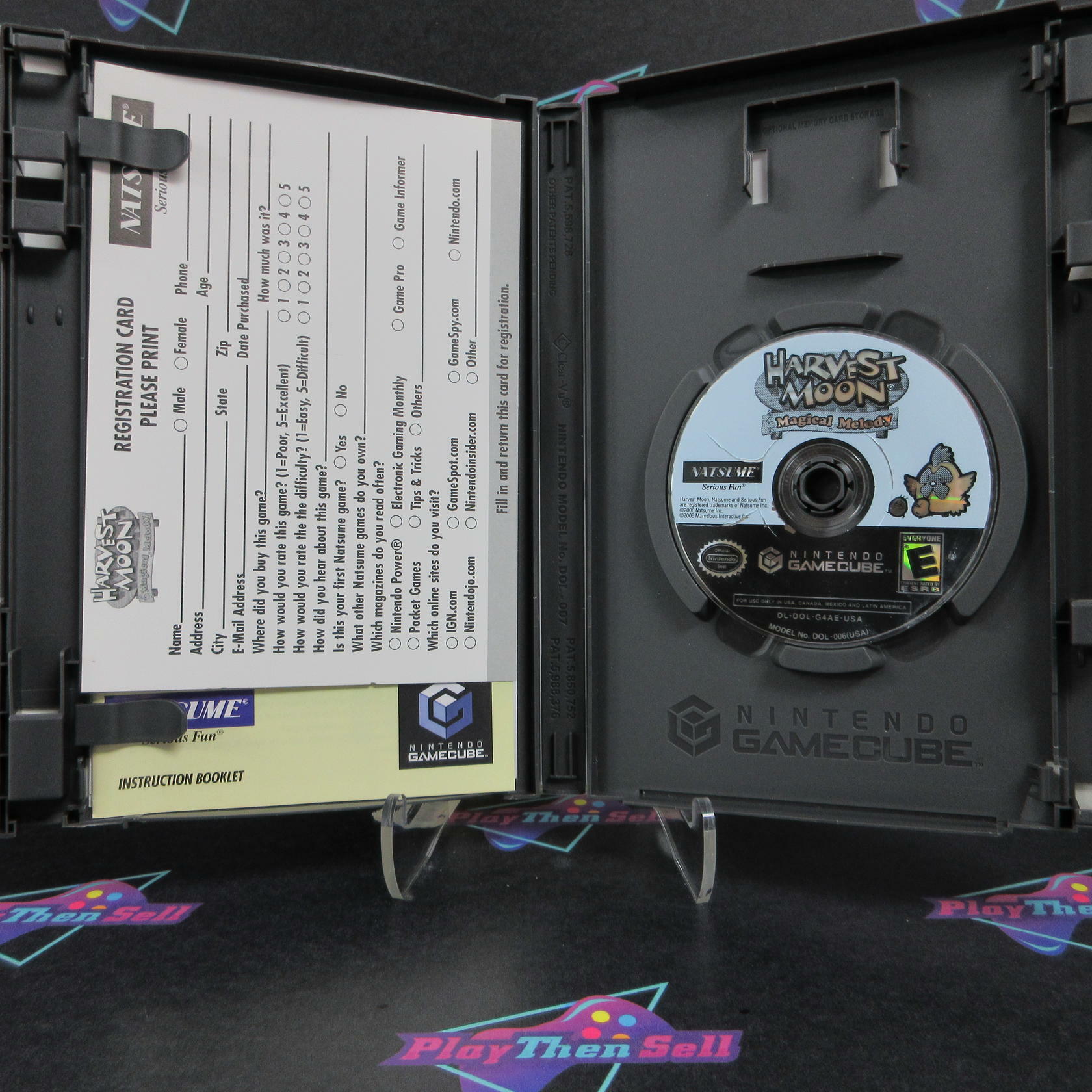 Harvest Moon Magical Melody Nintendo Gamecube + Reg Card - Like New