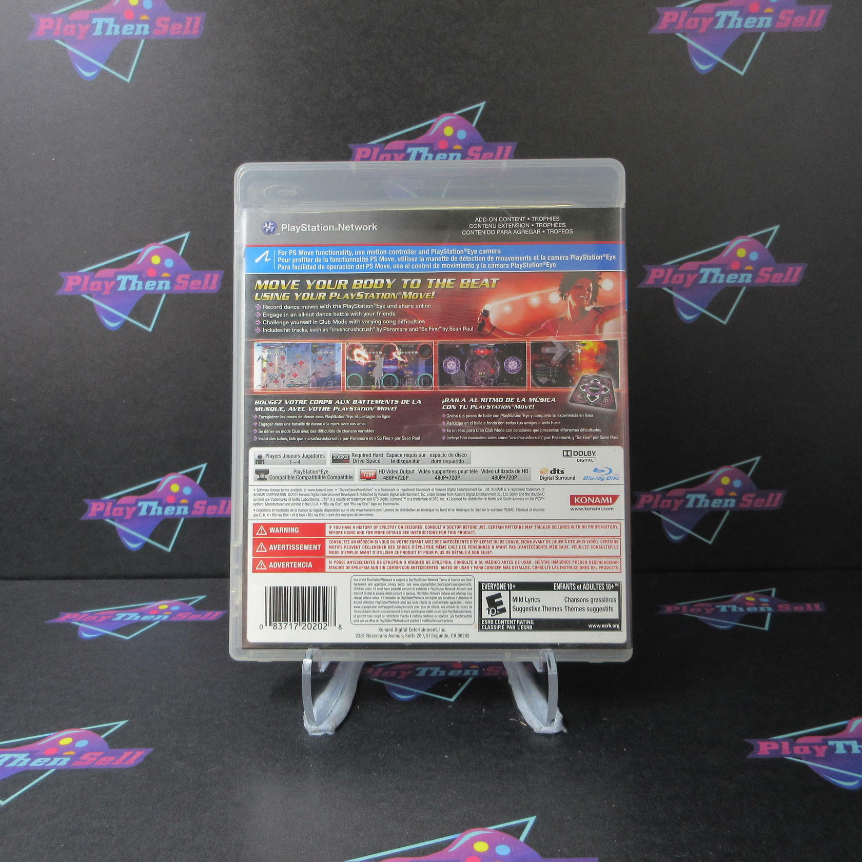Dance Dance Revolution PS3 PlayStation 3 AD Complete CIB - Very Good