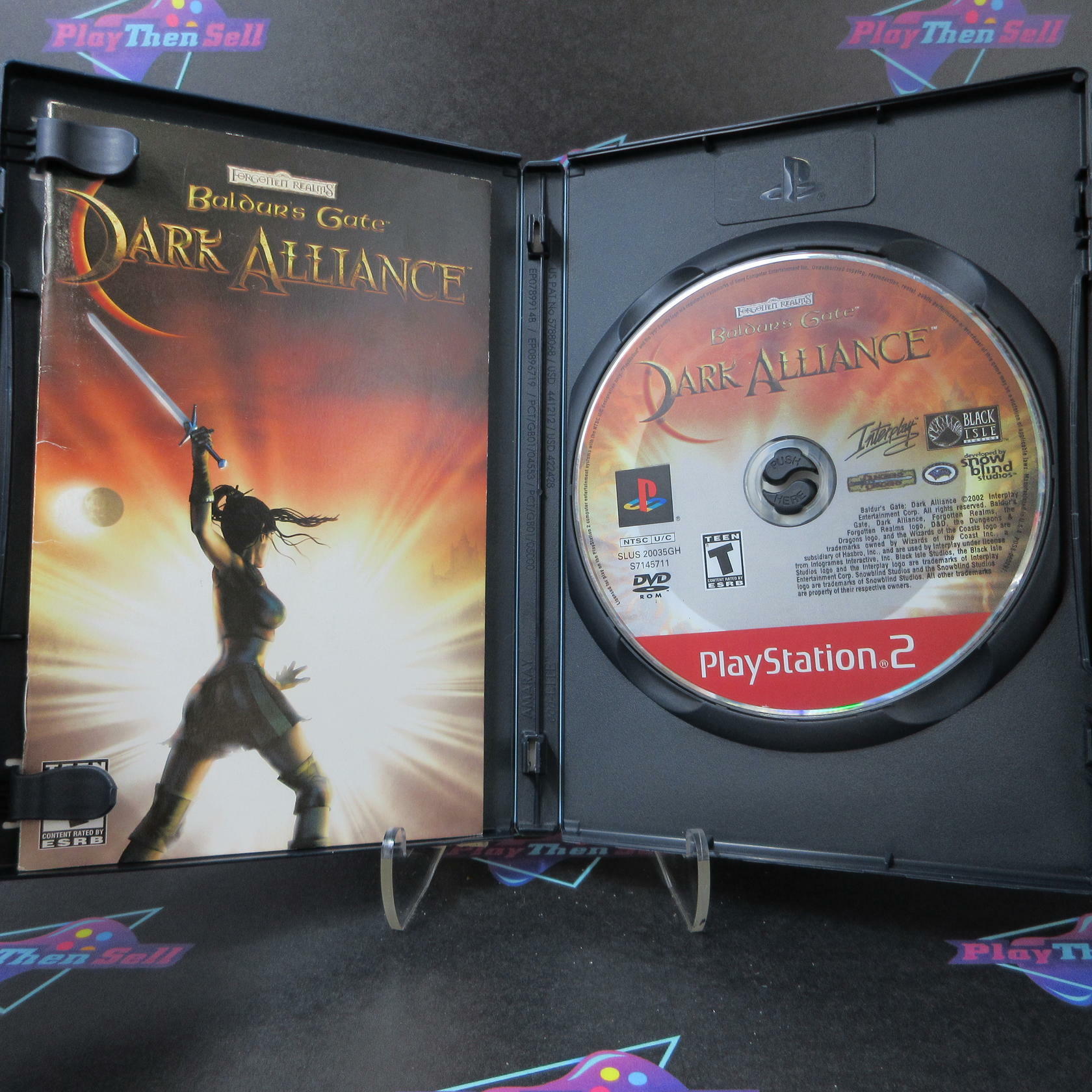 Baldur's Gate Dark Alliance PS2 PlayStation 2 Greatest Hits - Like New