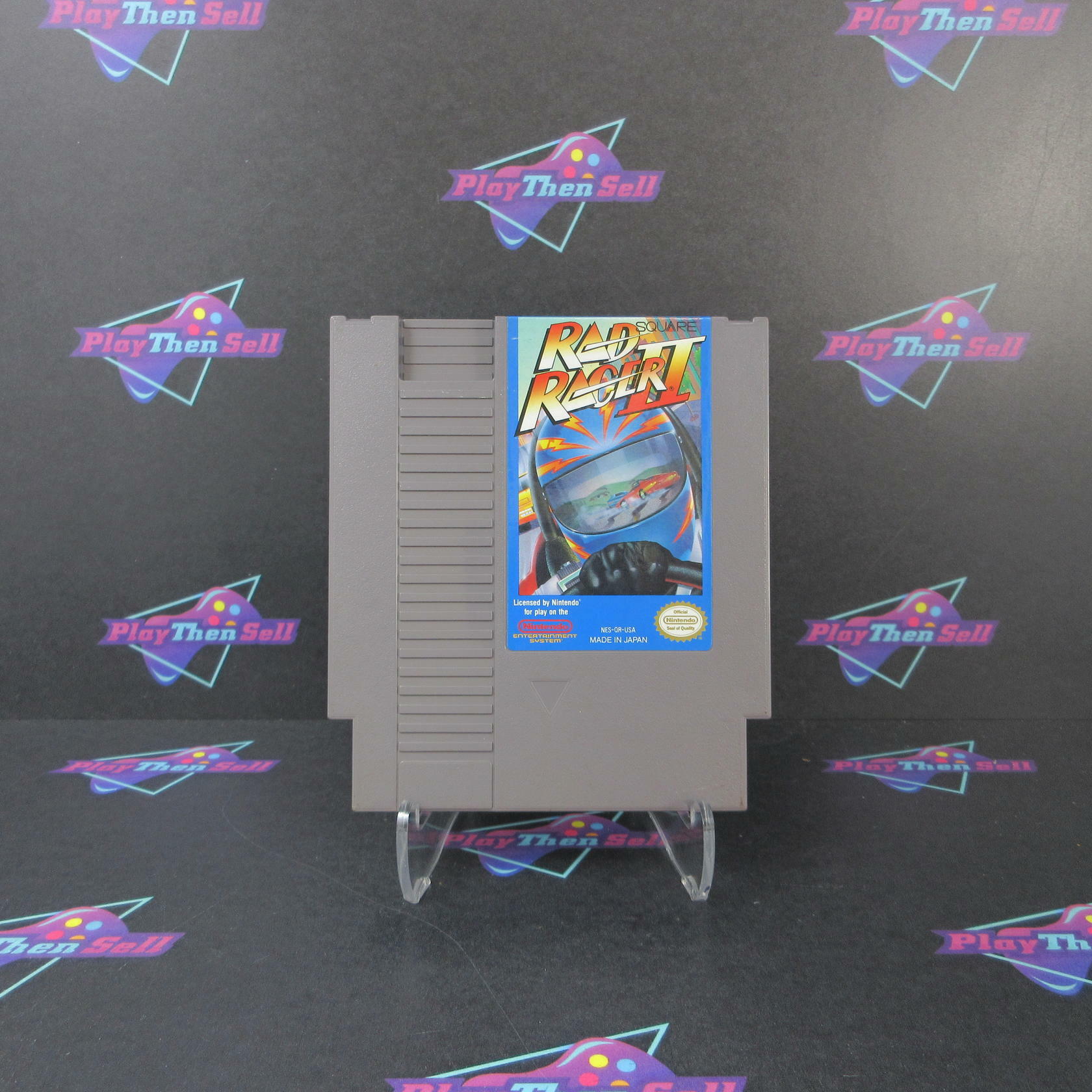 Rad Racer 2 Nintendo NES Cartridge Only Authentic / Tested - Very Good