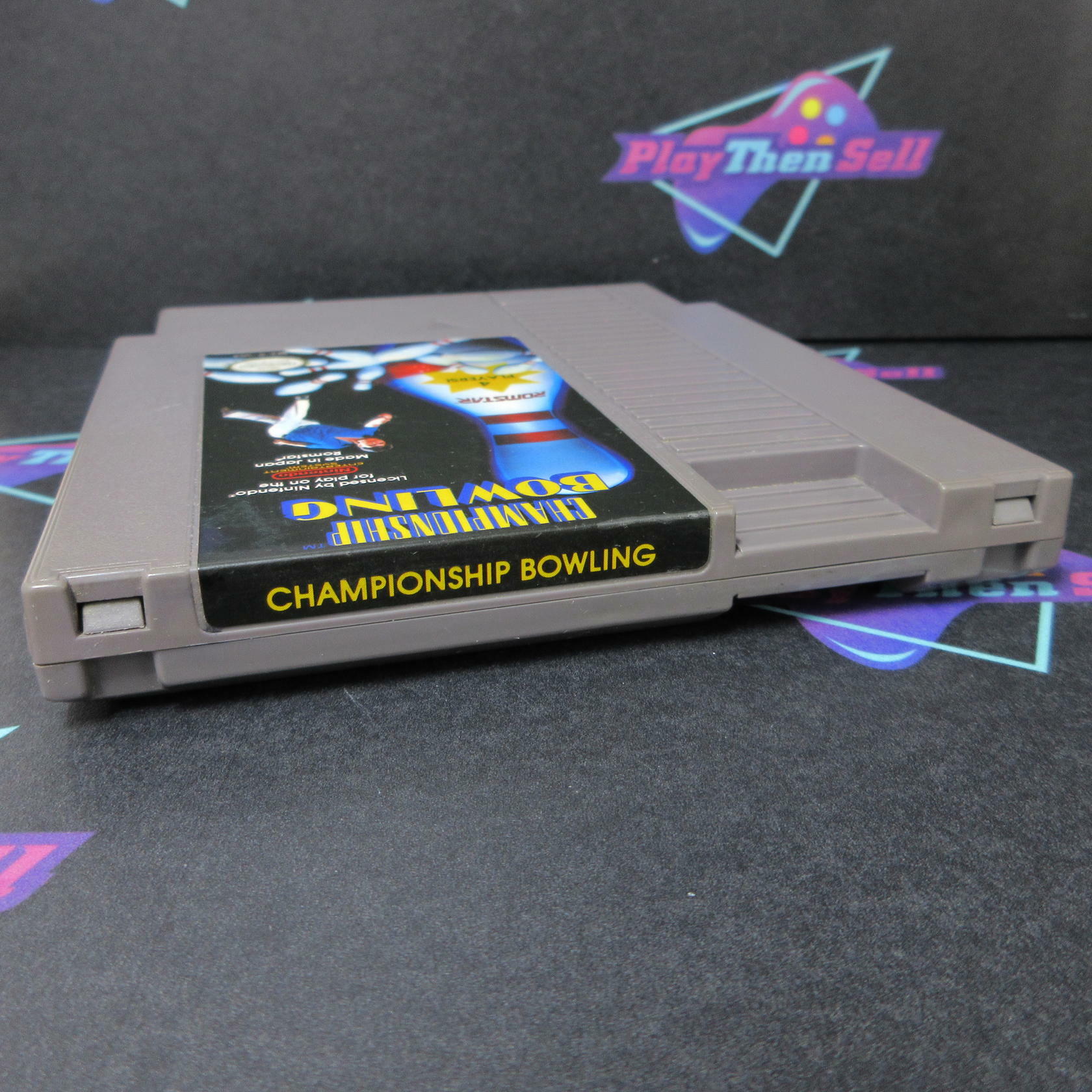 Championship Bowling Nintendo NES Cart Only Authentic / Tested - Very Good
