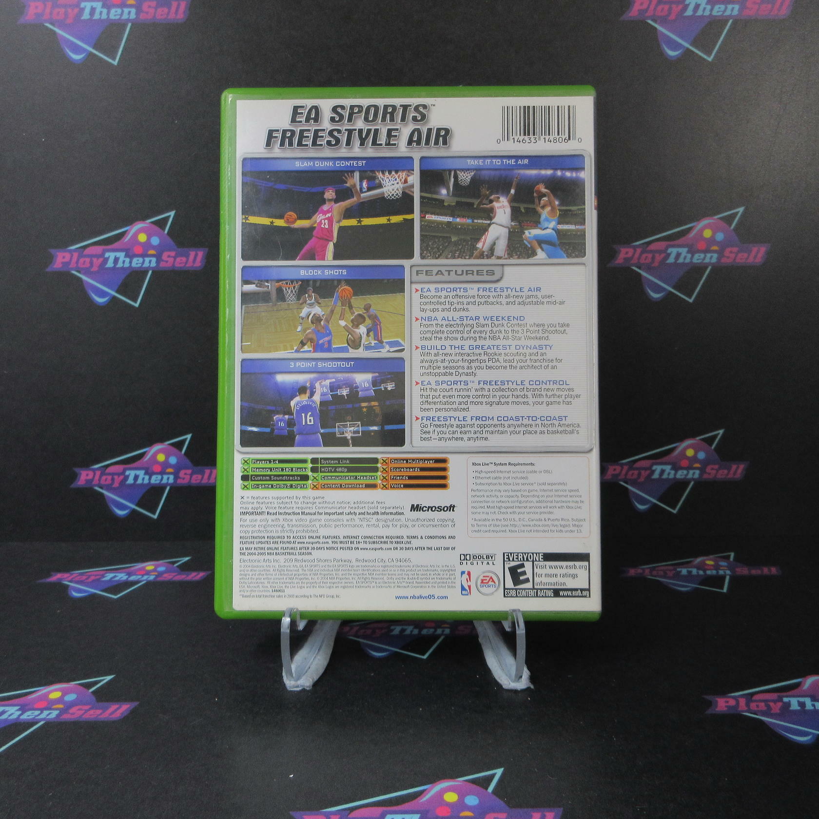 NBA Live 2005 - Xbox AD Complete CIB - Very Good