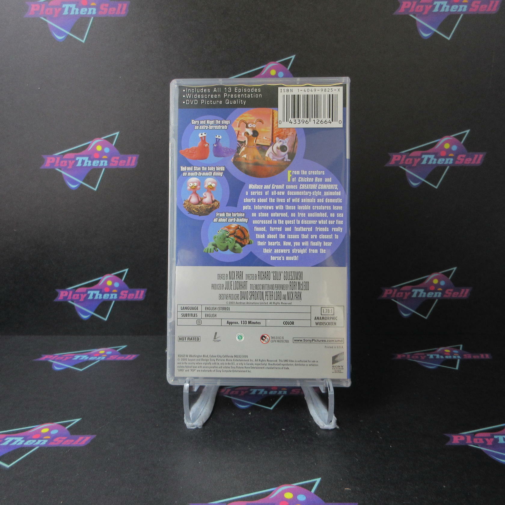 Creature Comforts Season 1 Clear UMD Sony PSP UMD - Like New