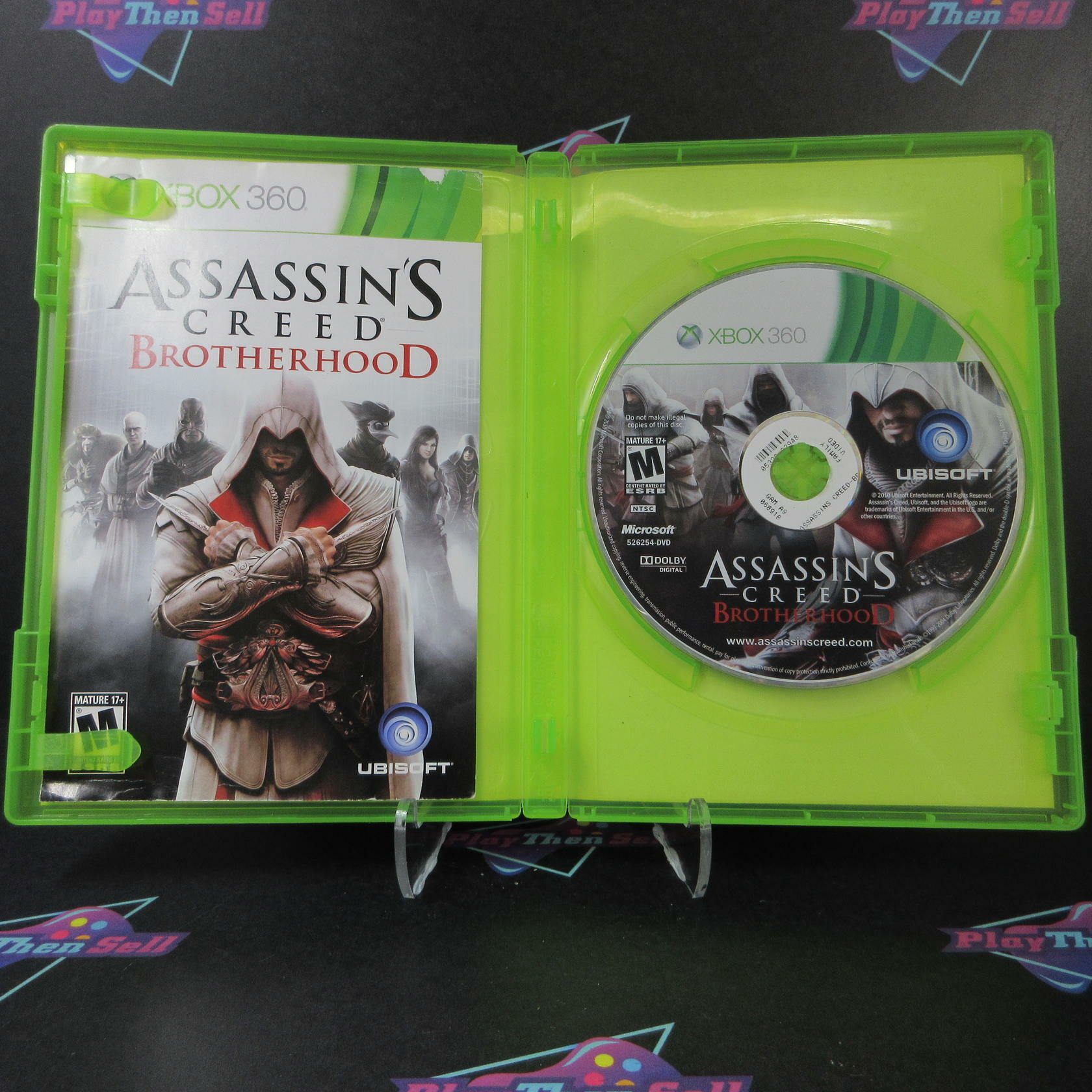 Assassin's Creed Brotherhood Xbox 360 DD/MD Complete CIB - Very Good
