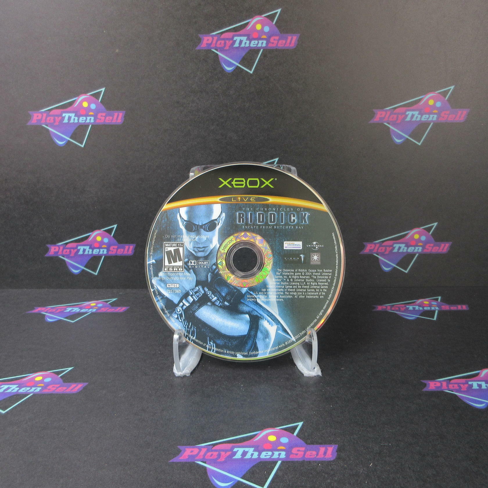 The Chronicles of Riddick Escape From Butcher Bay Xbox Disc Only - Very Good