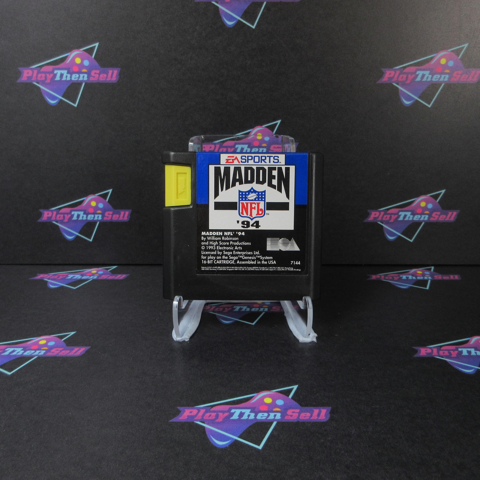 Madden NFL '94 Sega Genesis + Playbooks / Reg Card Complete CIB - Very Good