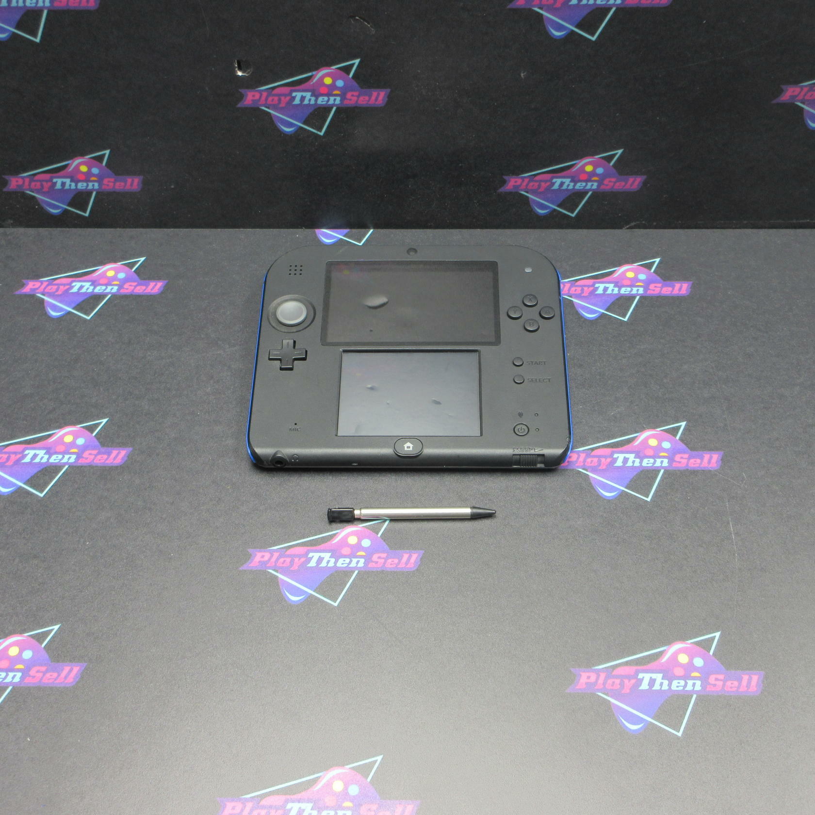 Nintendo 2DS Console - Electric Blue - Boxed - See Pics - Good