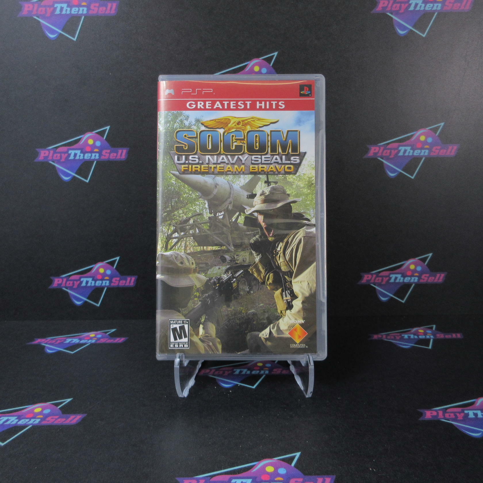 SOCOM U.S. Navy Seals Fireteam Bravo Sony PSP GH - Like New