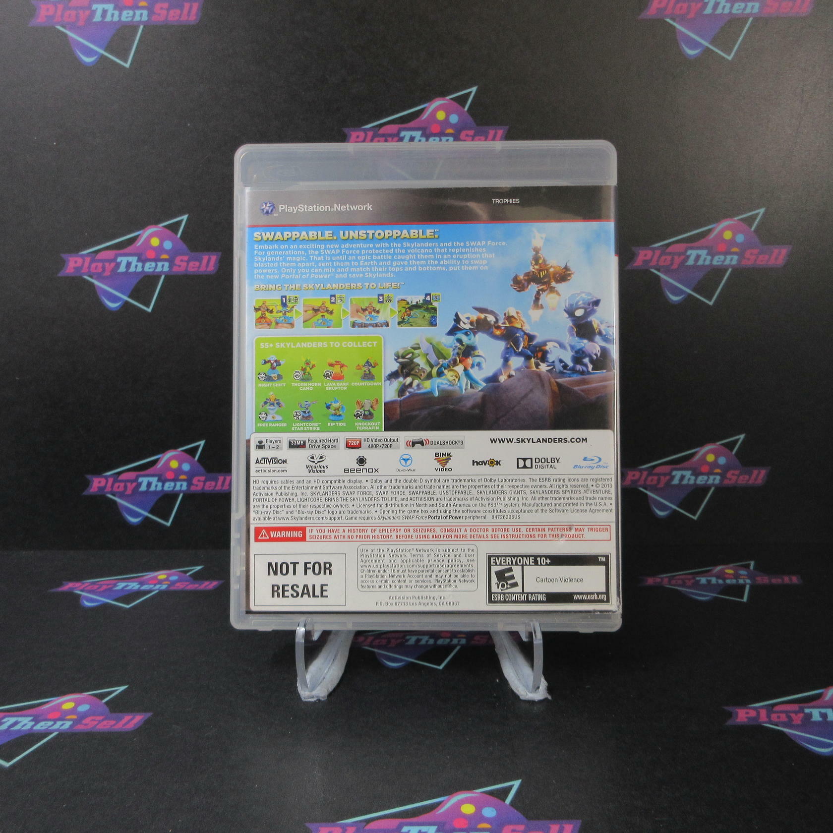 Skylanders Swap Force PS3 PlayStation 3 AD/NM - Very Good