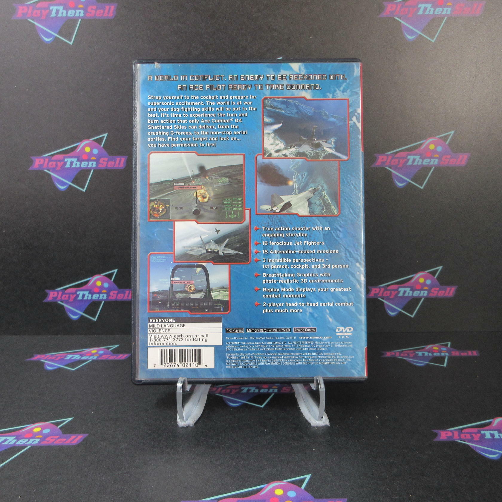 Ace Combat 4 Shattered Skies GH PS2 PlayStation 2 DD/NM - Very Good