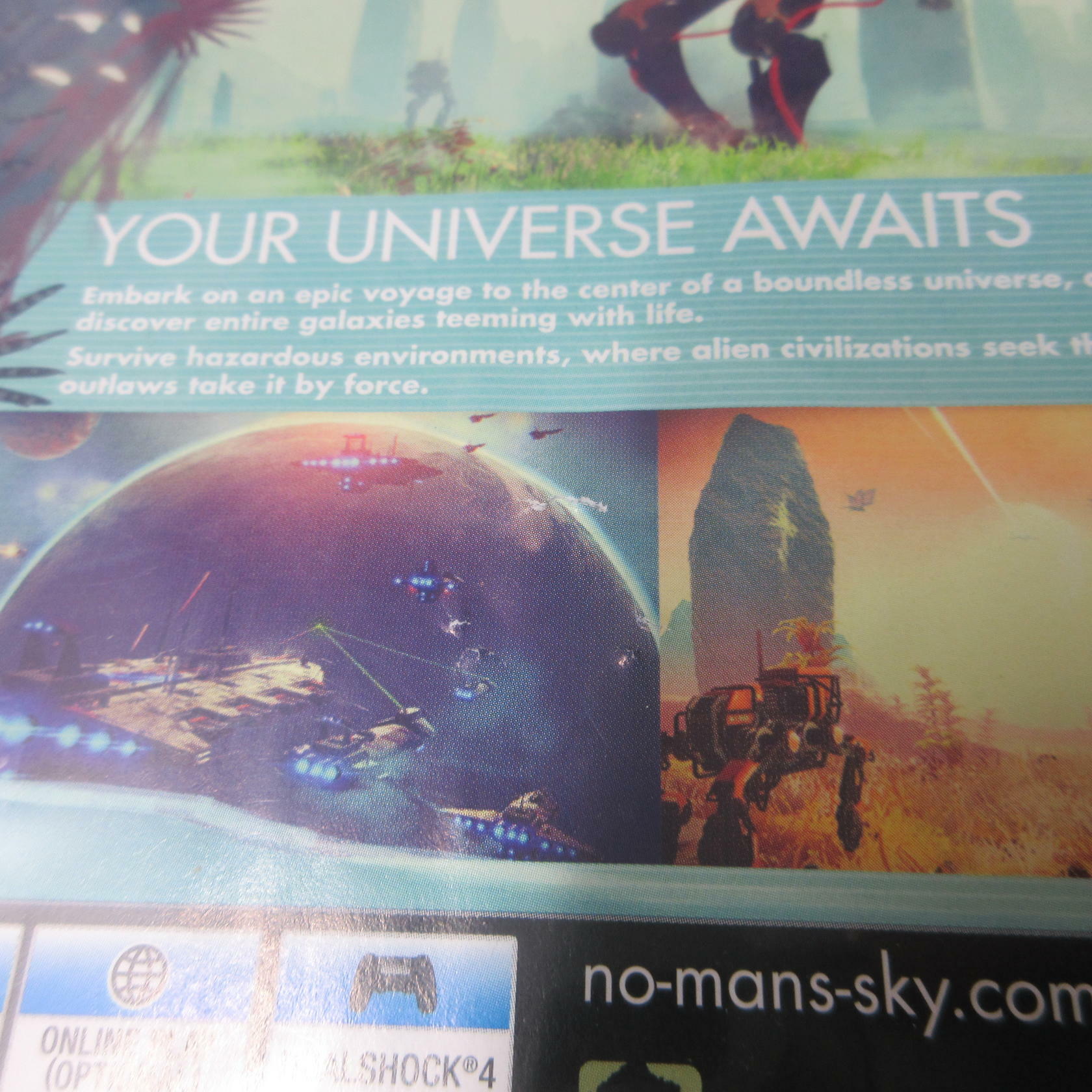 No Man's Sky PS4 PlayStation 4 AD Compete CIB - Very Good