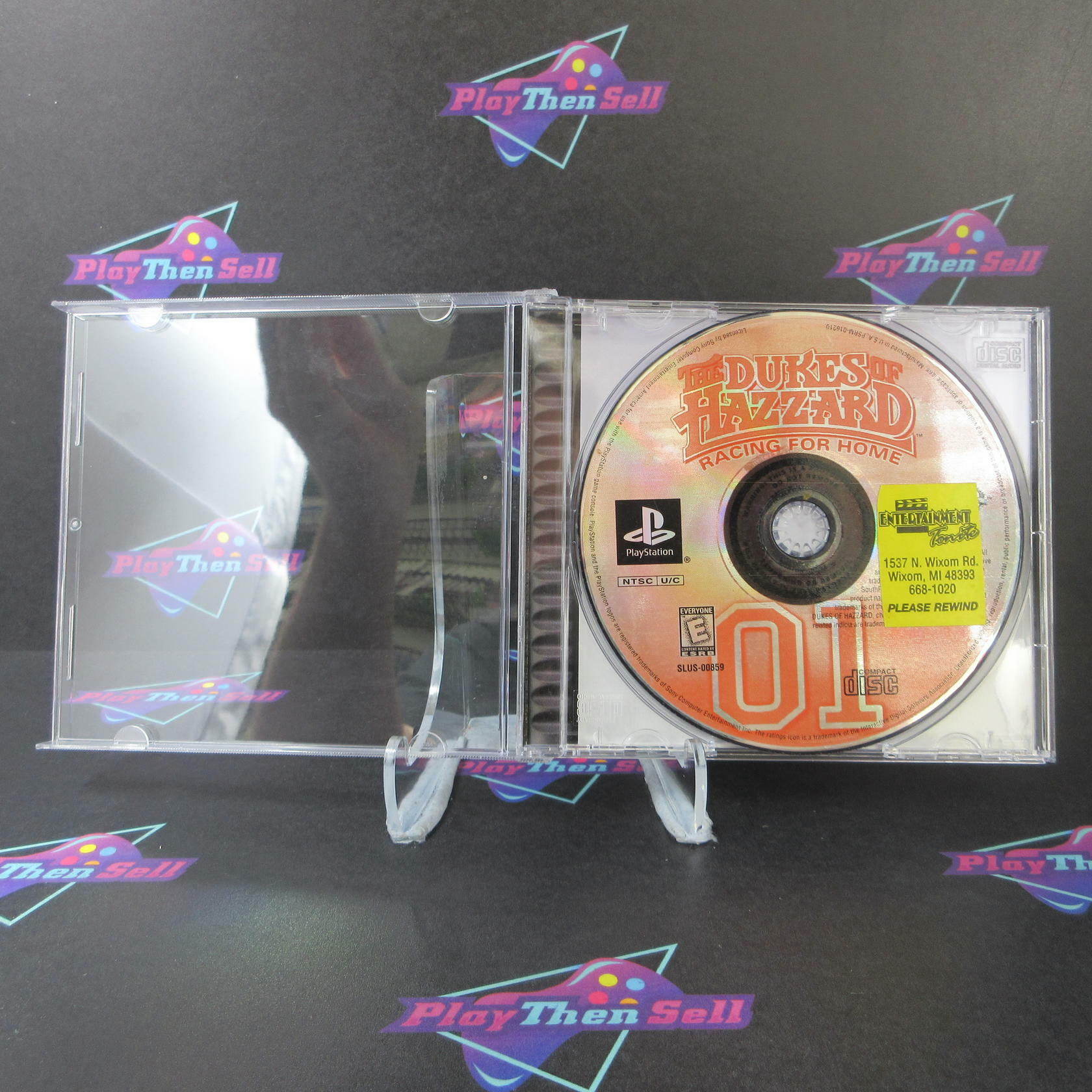 Dukes of Hazzard Racing for Home PS1 PlayStation 1 NM/DD - Very Good