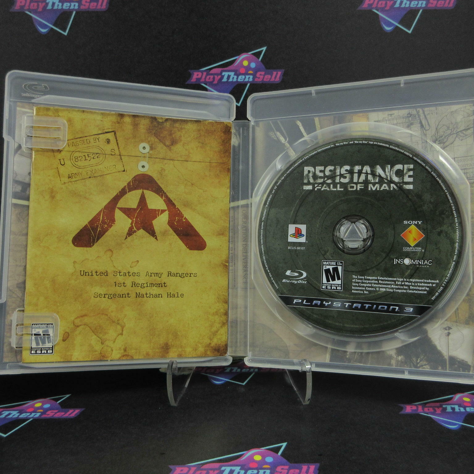 Resistance Fall of Man + Reg Card PS3 PlayStation 3 AD Complete - Very Good