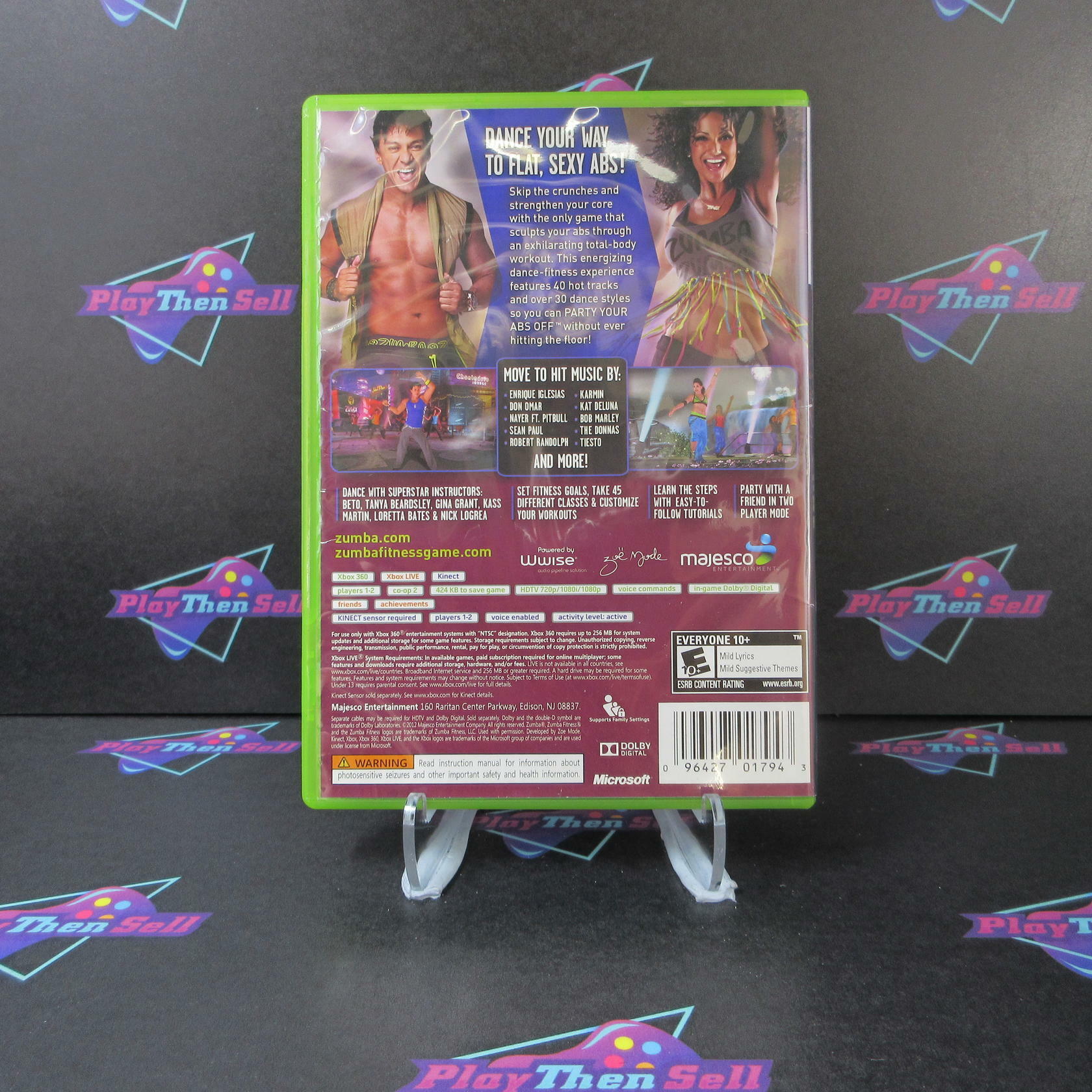 Zumba Fitness Core Xbox 360 DD Complete CIB - Very Good