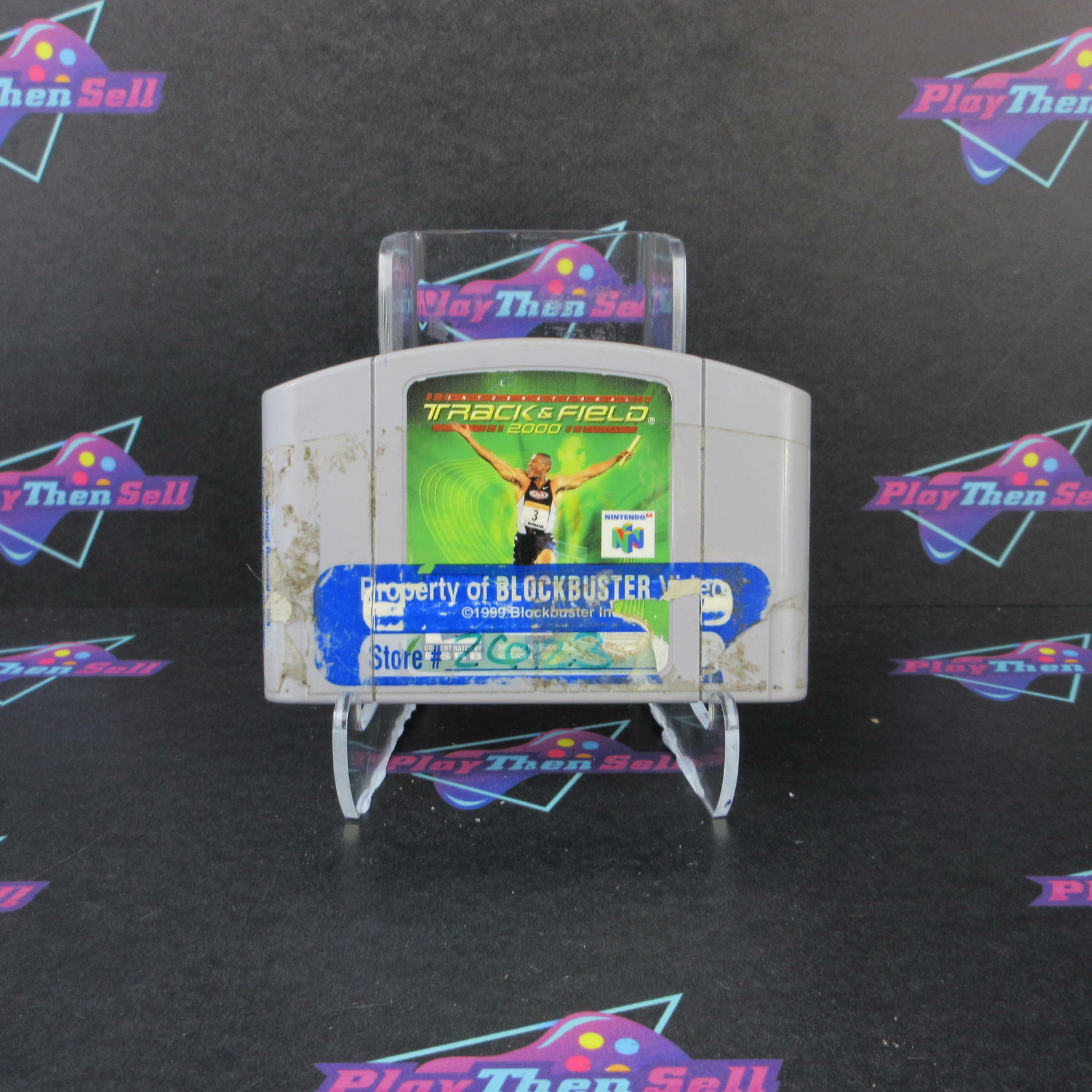 International Track & Field 2000 - Nintendo 64 AD Cart Only Authentic / Tested - Very Good