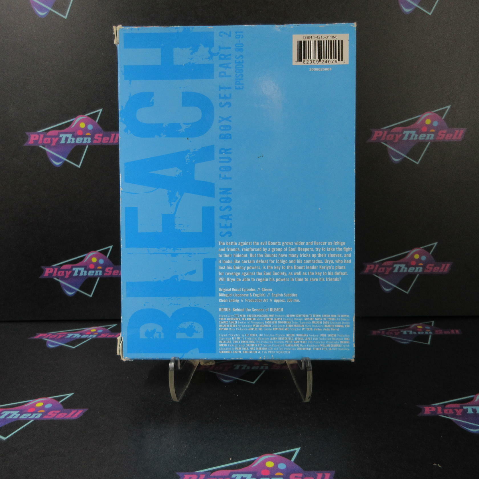 Bleach Uncut Box Set: Season 4, Part 2 - The Bount - DVD - Like New