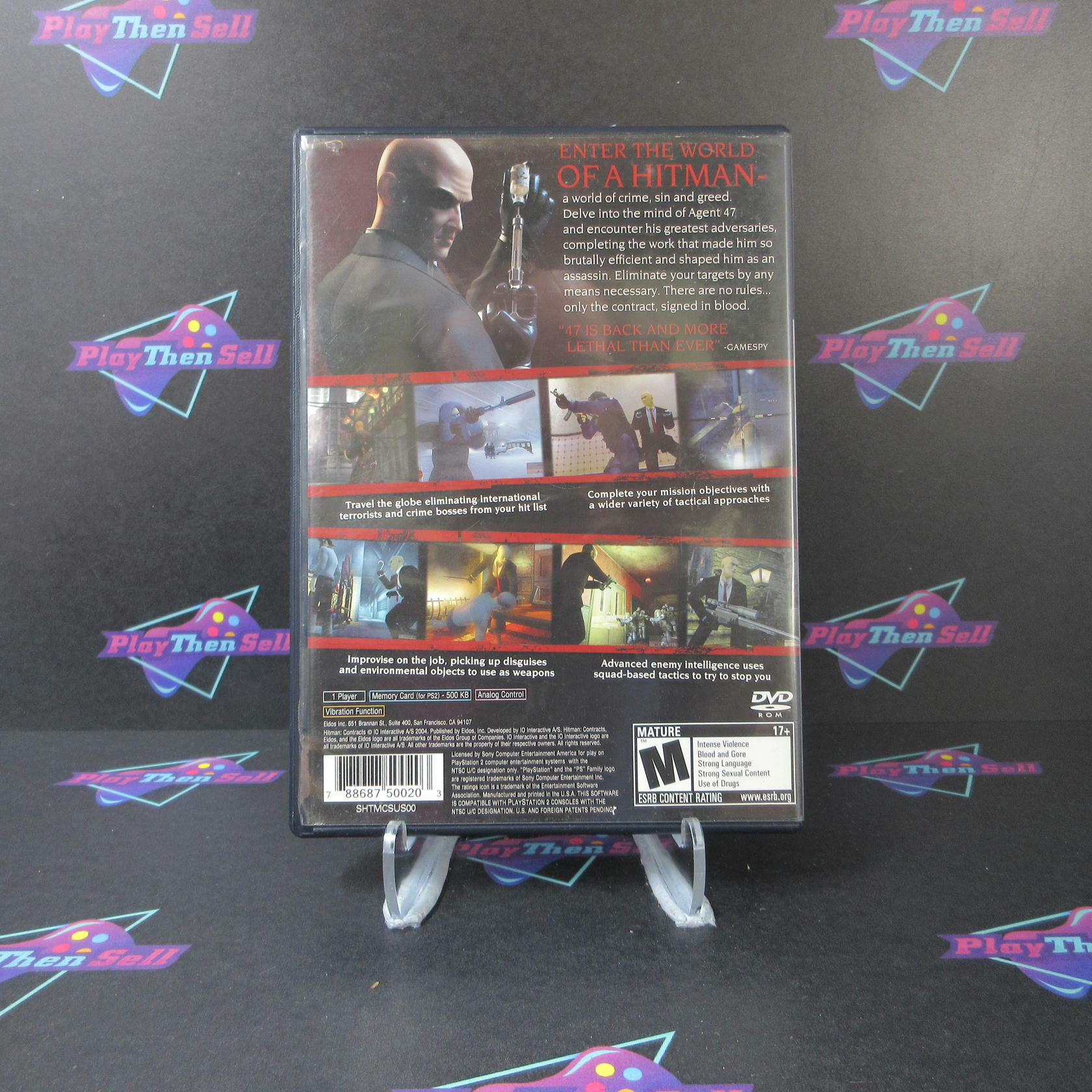 Hitman Contracts PS2 PlayStation 2 + Reg Complete - Very Good