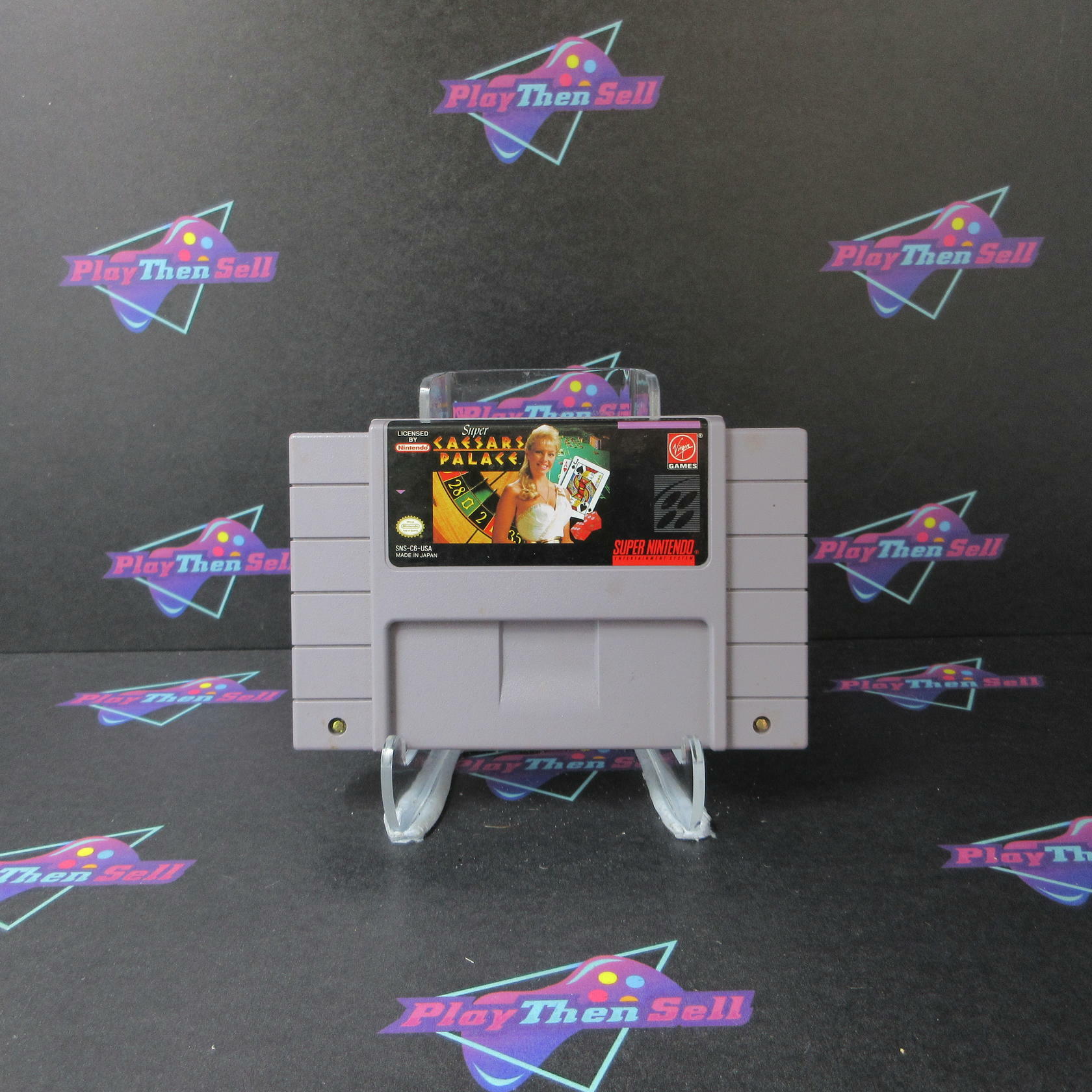 Super Caesars Palace SNES Super Nintendo SNES Cartridge Only Authentic / Tested - Very Good