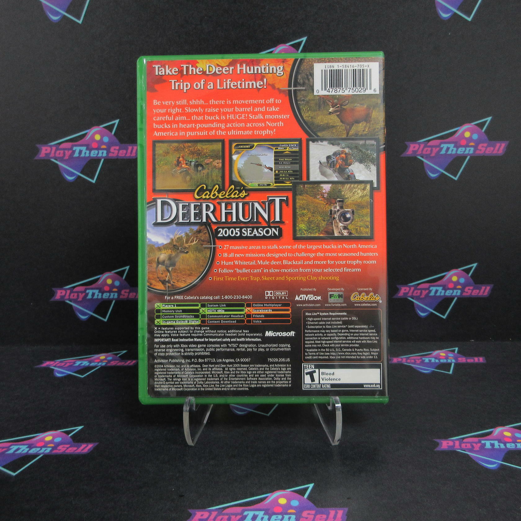 Cabela's Deer Hunt 2005 Season - Xbox + Reg Card - Like New