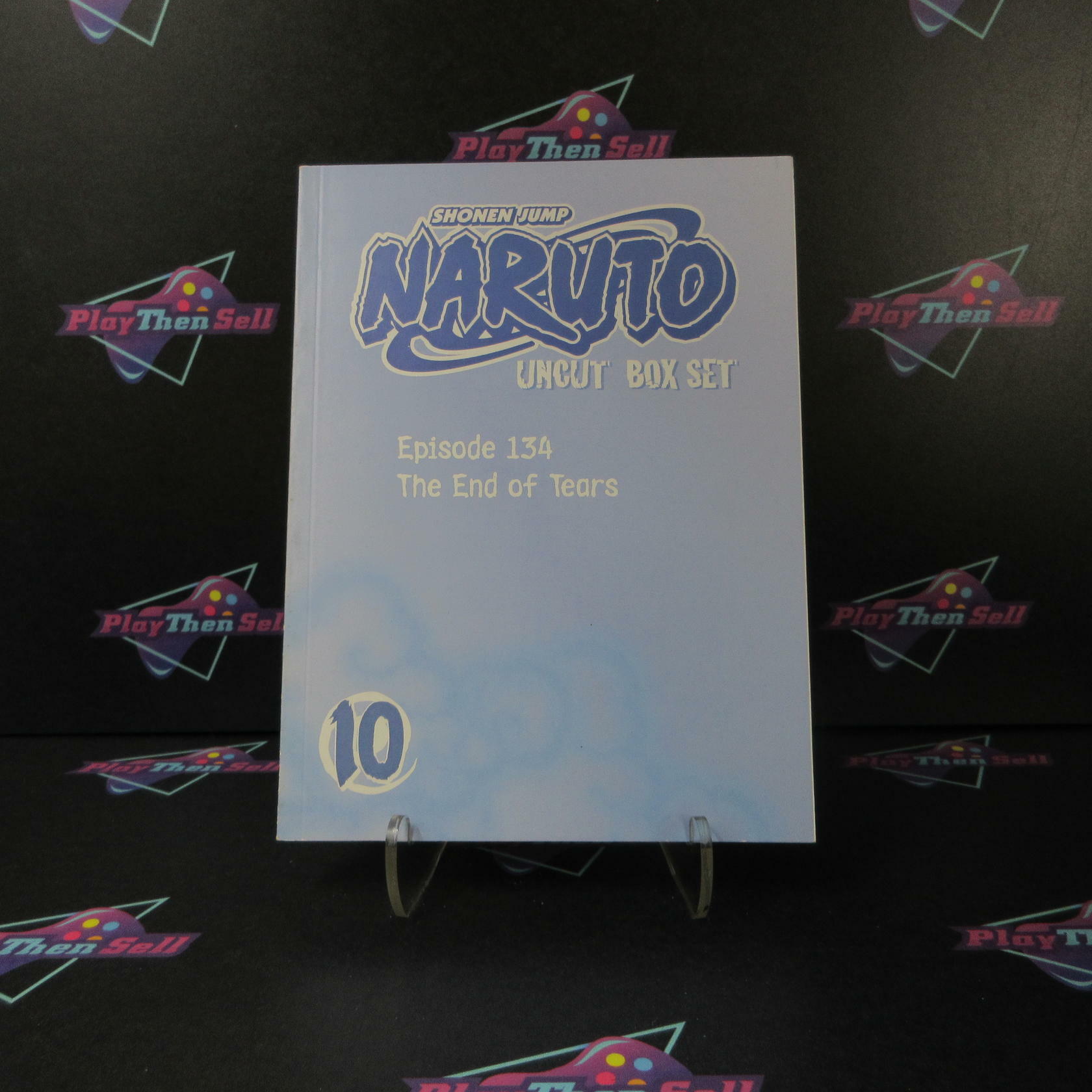 Naruto: Volume Ten Uncut Box Set + Art Book - DVD - Like New