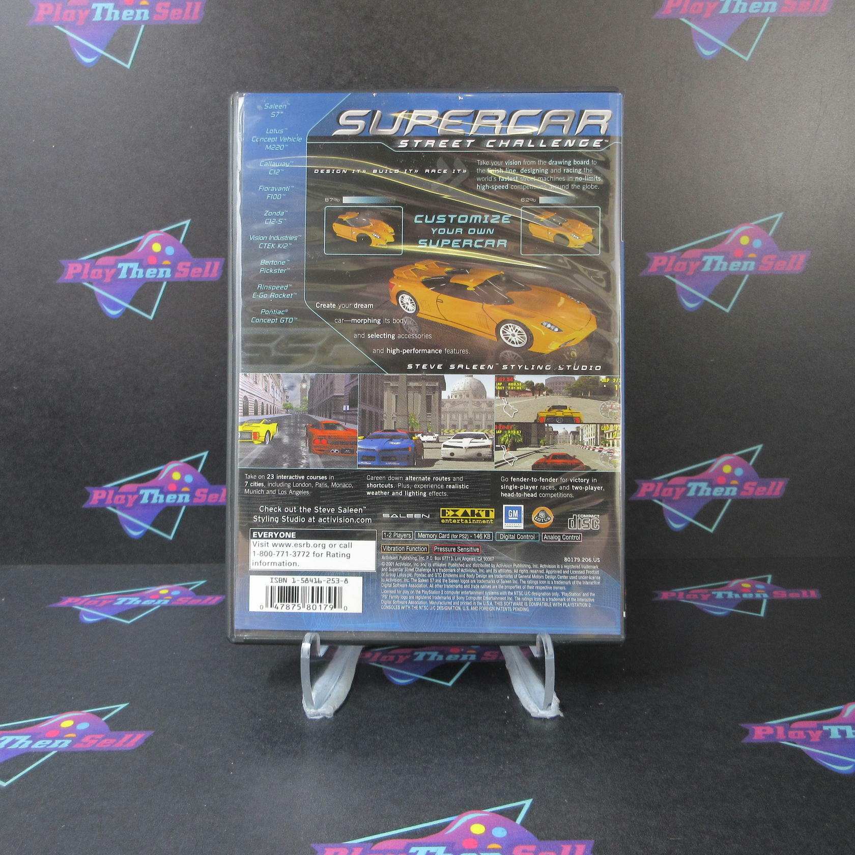 Supercar Street Challenge PS2 PlayStation 2 + Reg Card  AD Complete CIB - Very Good