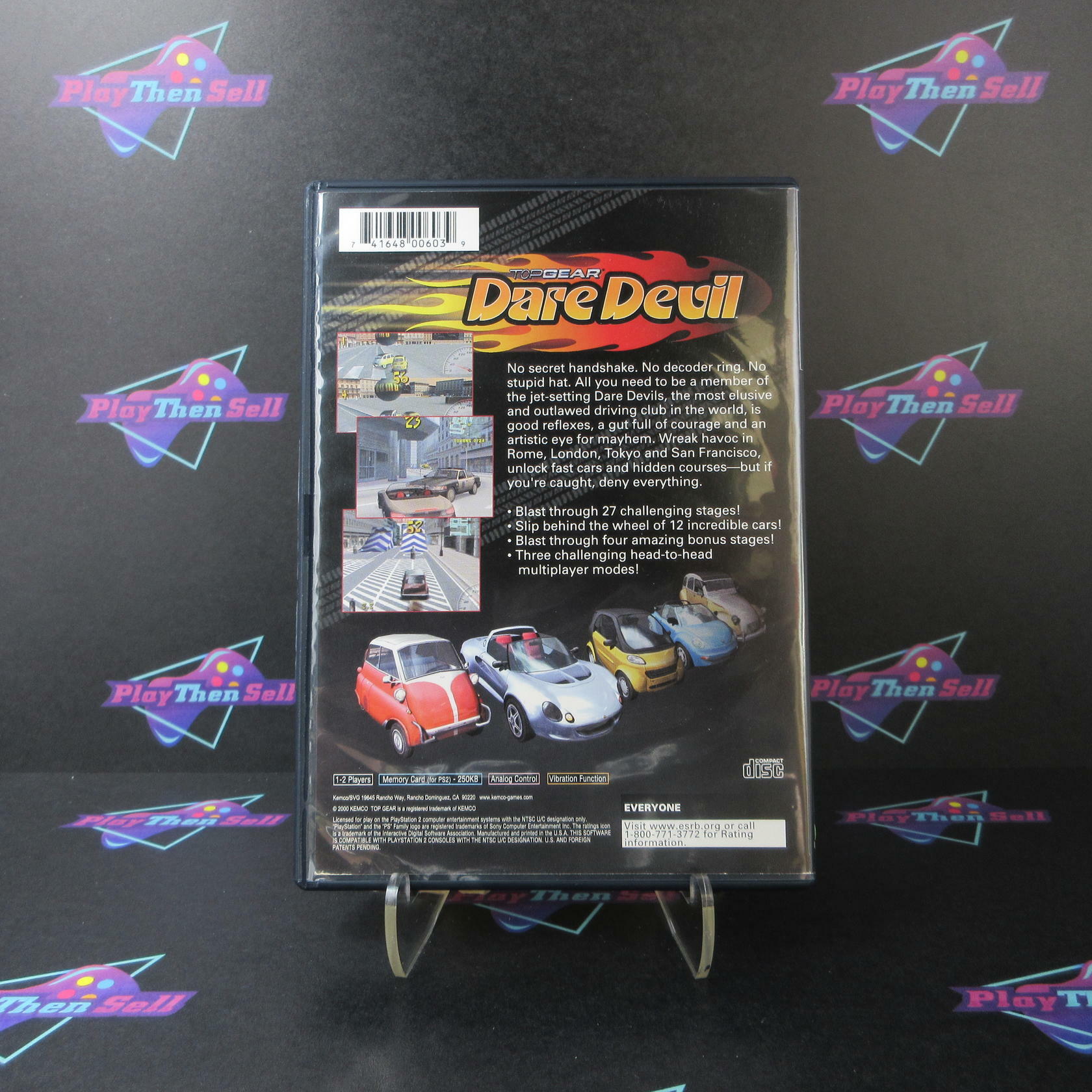 Top Gear Dare Devil PS2 PlayStation 2 - Very Good