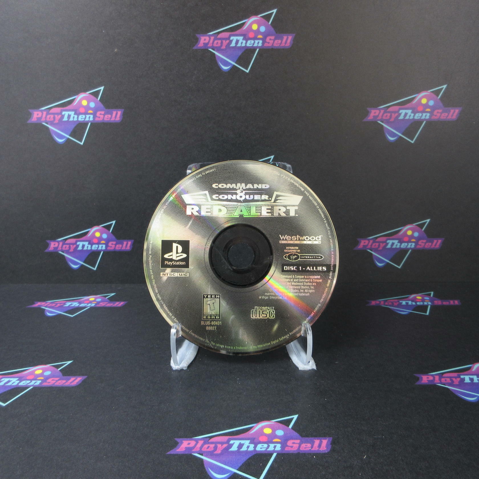 Command & Conquer Red Alert PS1 PlayStation 1 Allies Disc 1 Only - Very Good