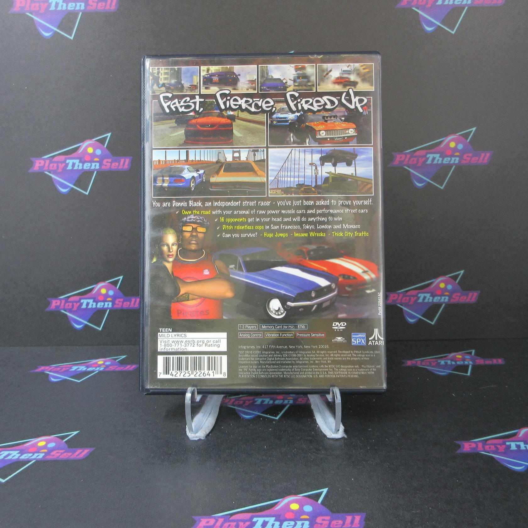 Test Drive PS2 PlayStation 2 AD/DD Complete CIB - Very Good