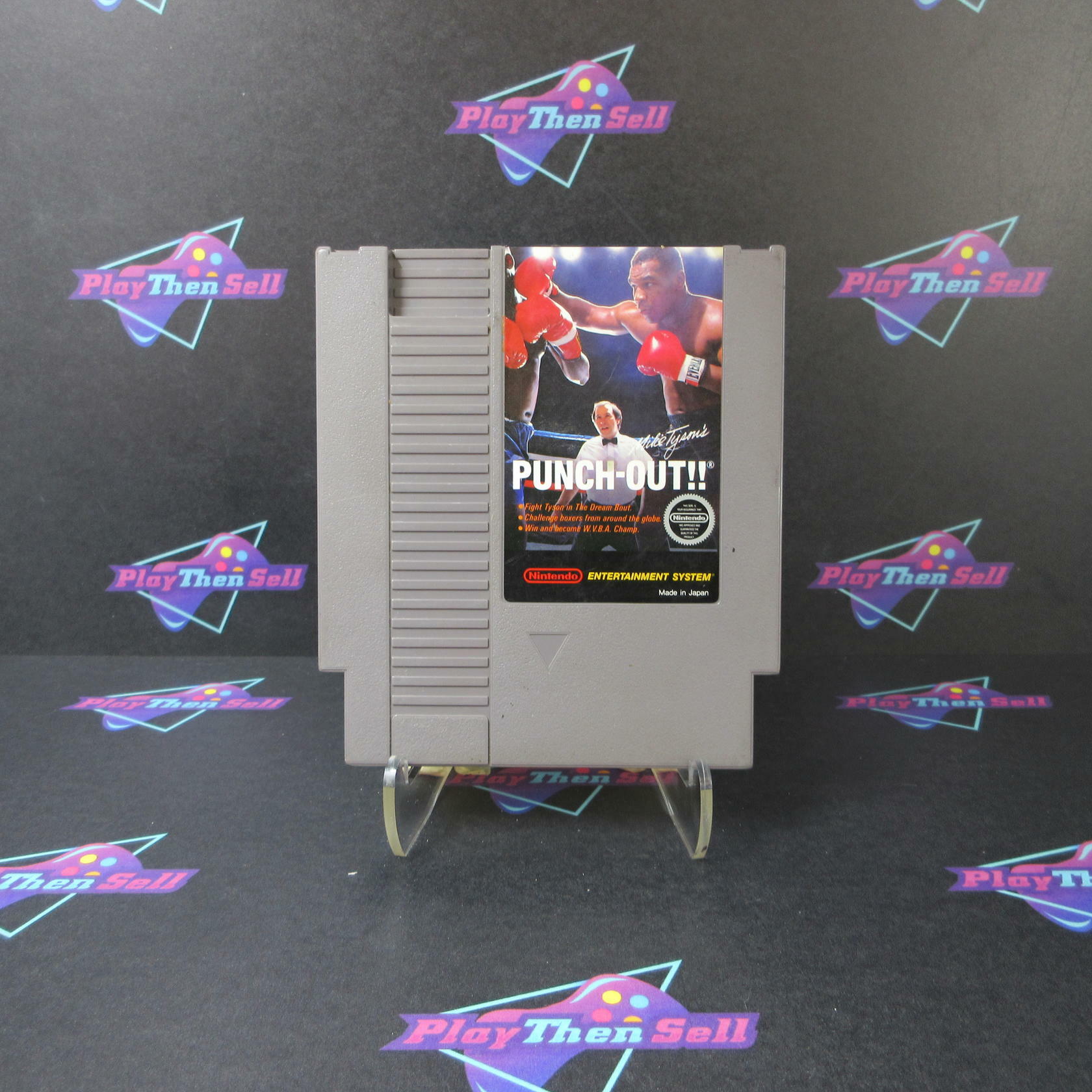 Mike Tyson's Punch-Out Nintendo NES Cartridge Only Authentic / Tested - Very Good