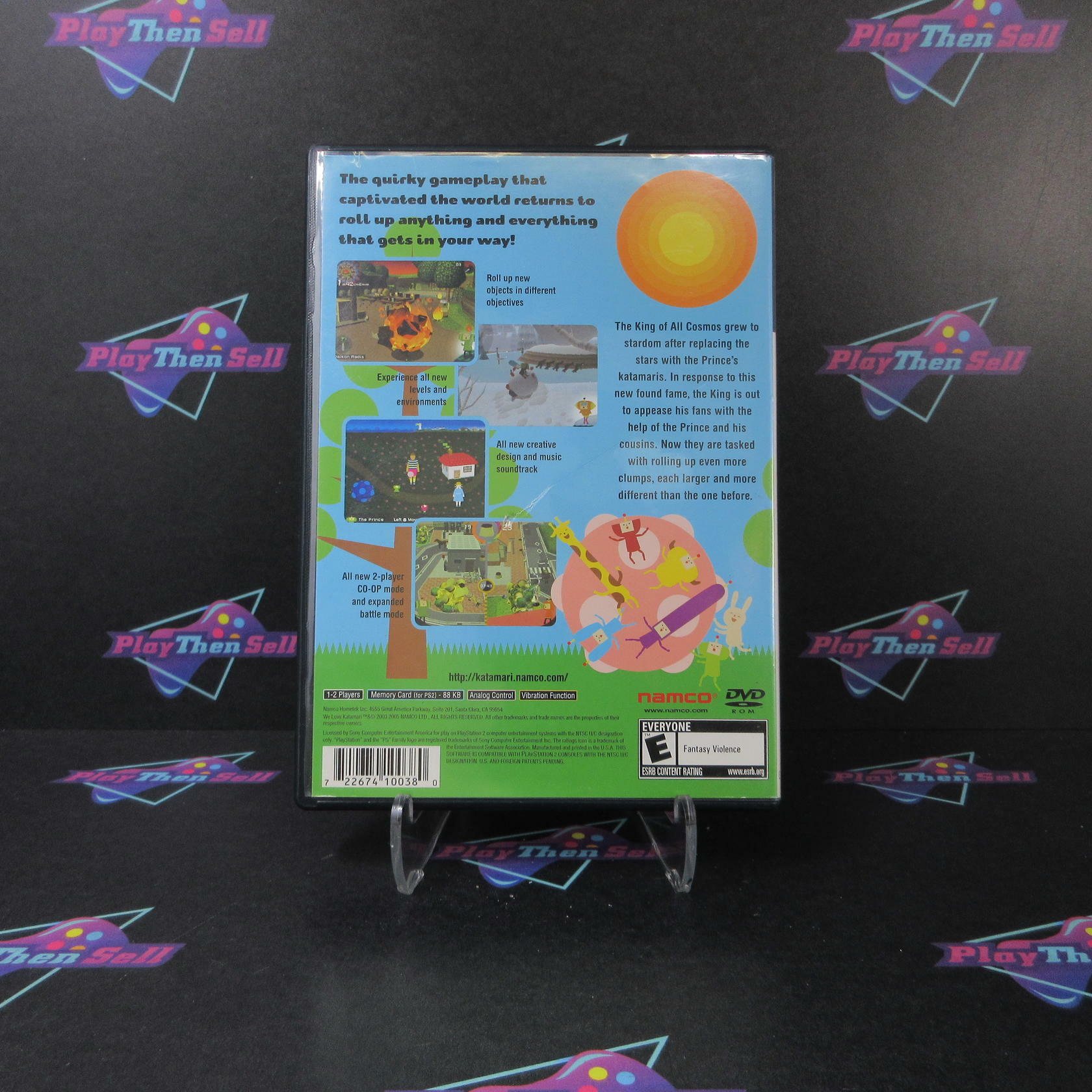 We Love Katamari PS2 PlayStation 2 AD/NM - Very Good