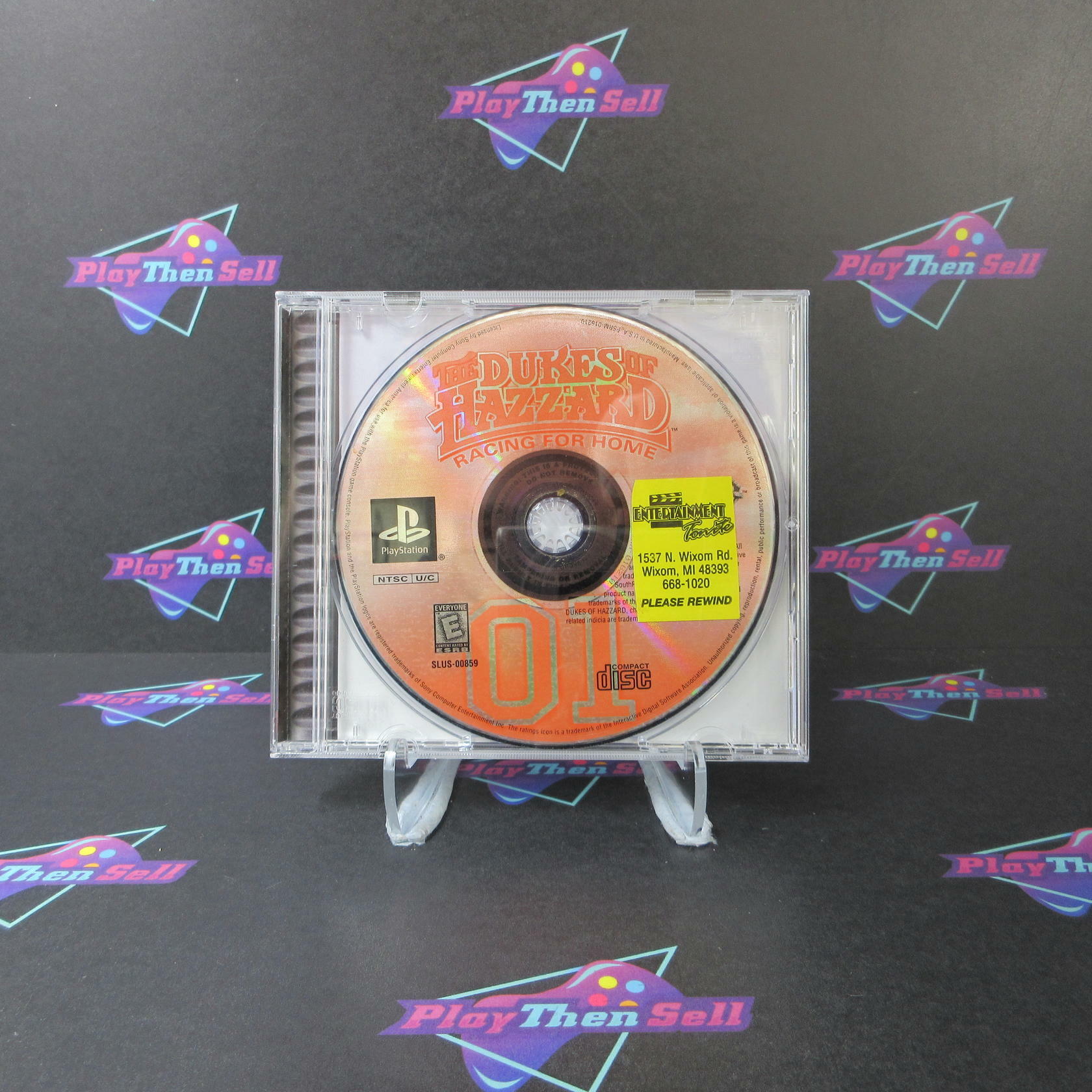 Dukes of Hazzard Racing for Home PS1 PlayStation 1 NM/DD - Very Good
