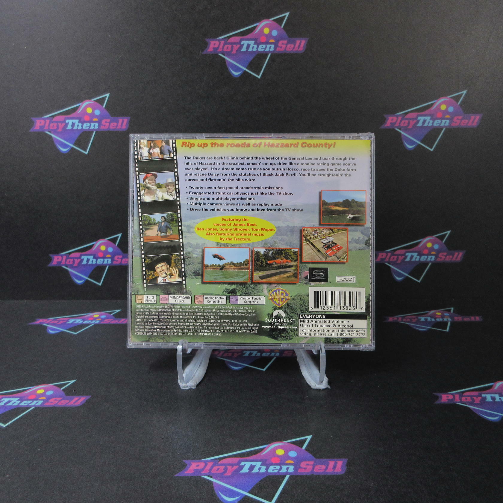 Dukes of Hazzard Racing for Home PS1 PlayStation 1 NM/DD - Very Good