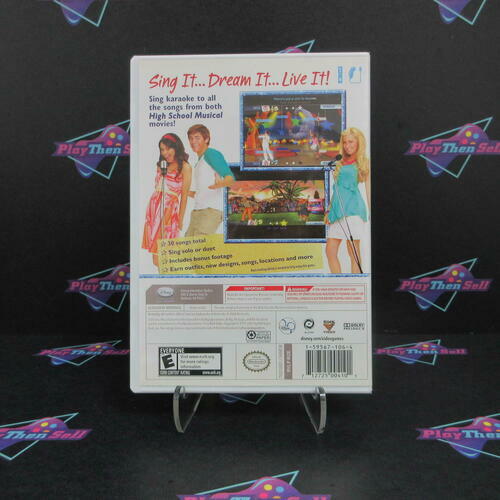 High School Musical Sing It Nintendo Wii + Poster - Like New