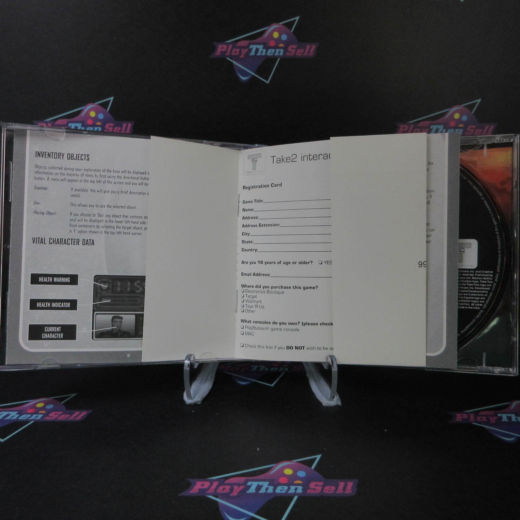 Martian Gothic Unification PS1 PlayStation 1 + Reg Card - Like New