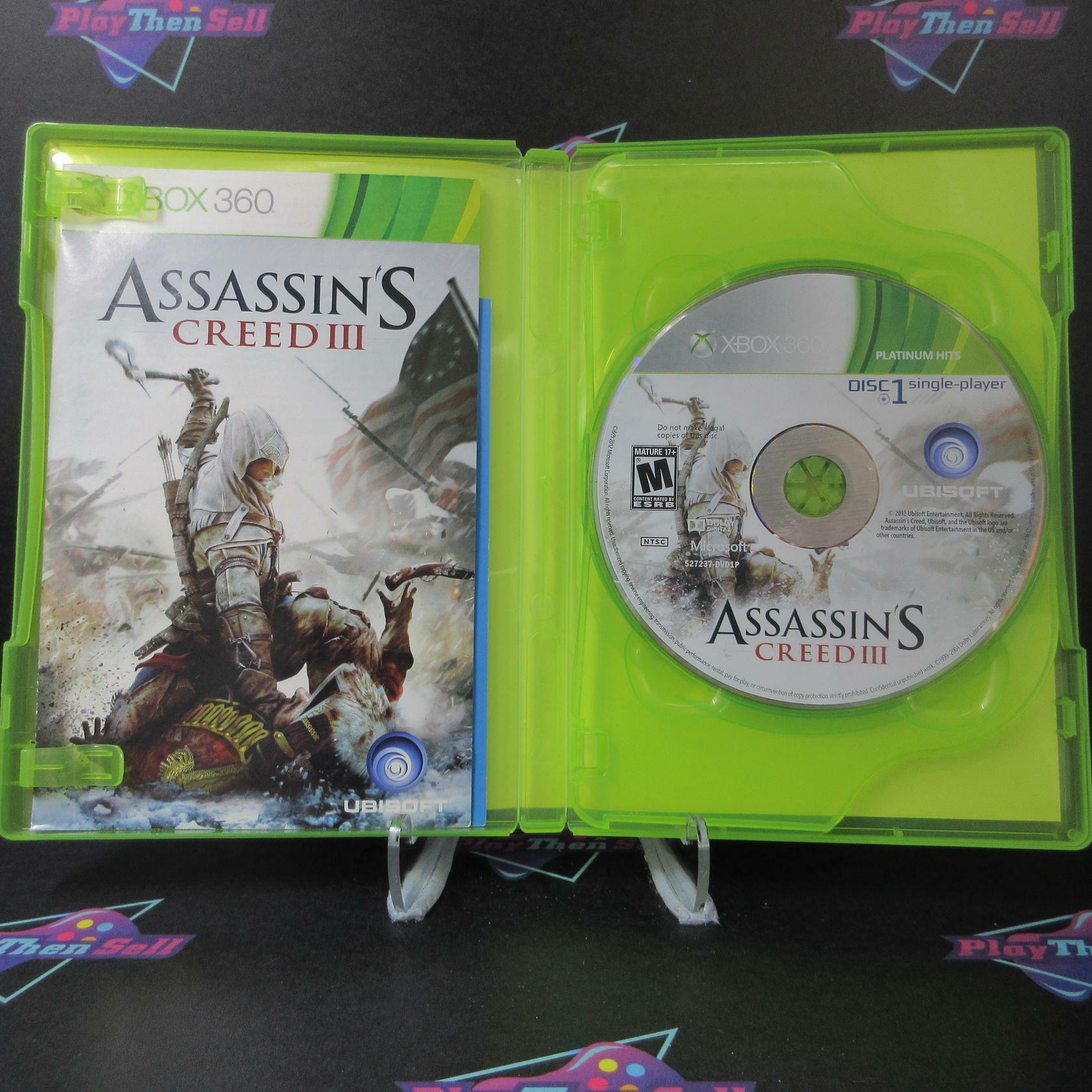 Assassin's Creed III PH Xbox 360 DD Complete CIB - Very Good