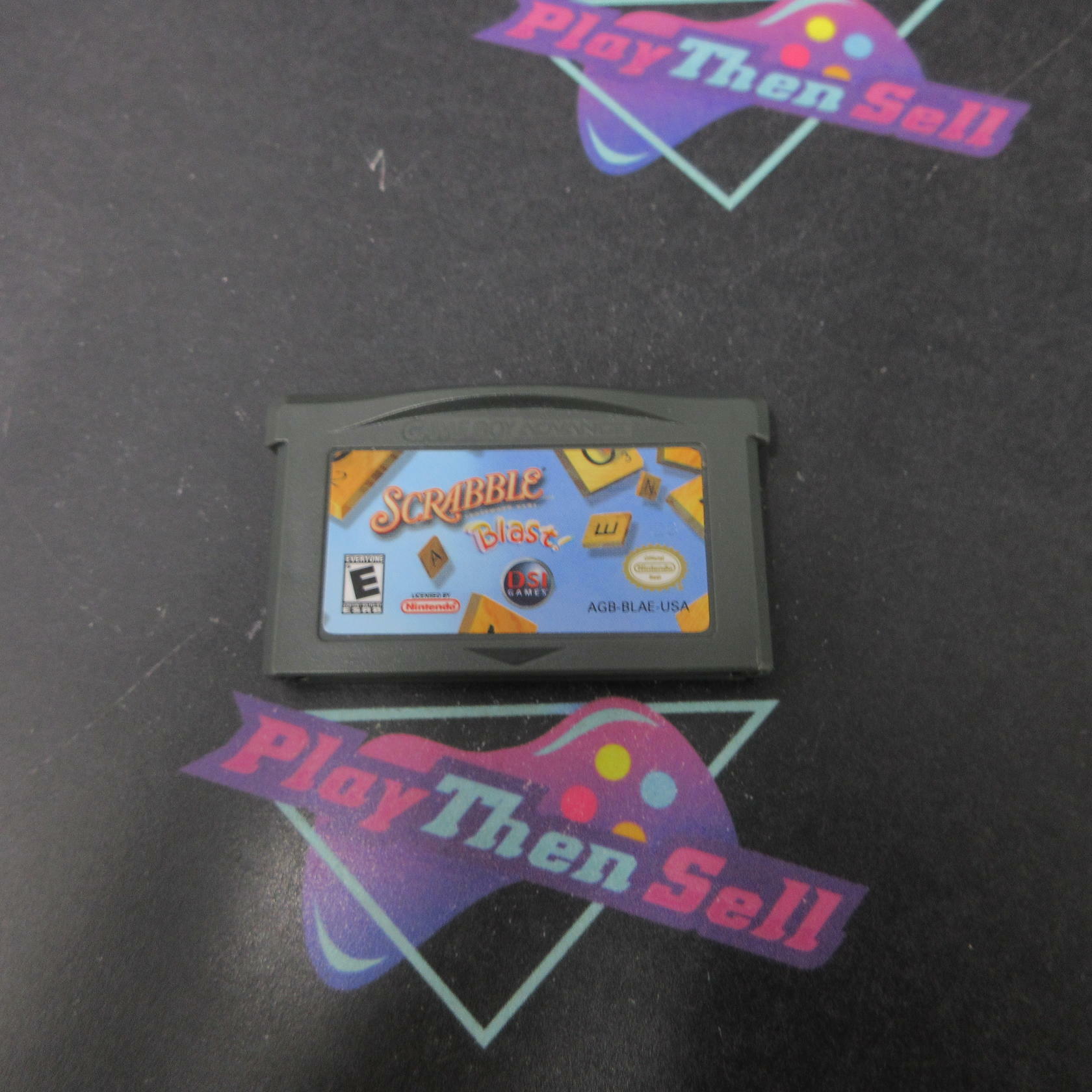 Scrabble Blast Gameboy Advance GBA Cart Only Authentic / Tested - Very Good