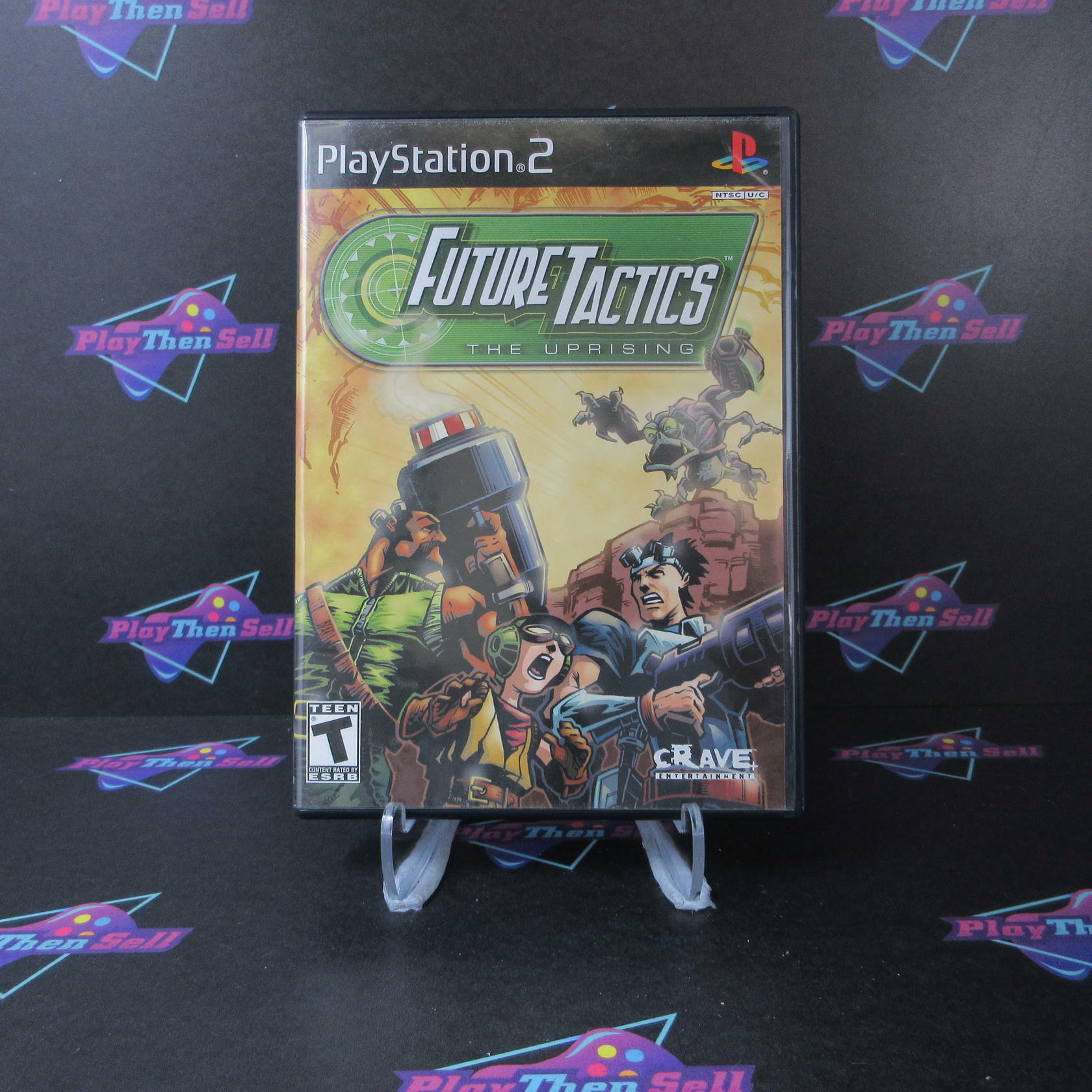 Future Tactics Uprising PS2 PlayStation 2 AD Complete CIB - Very Good